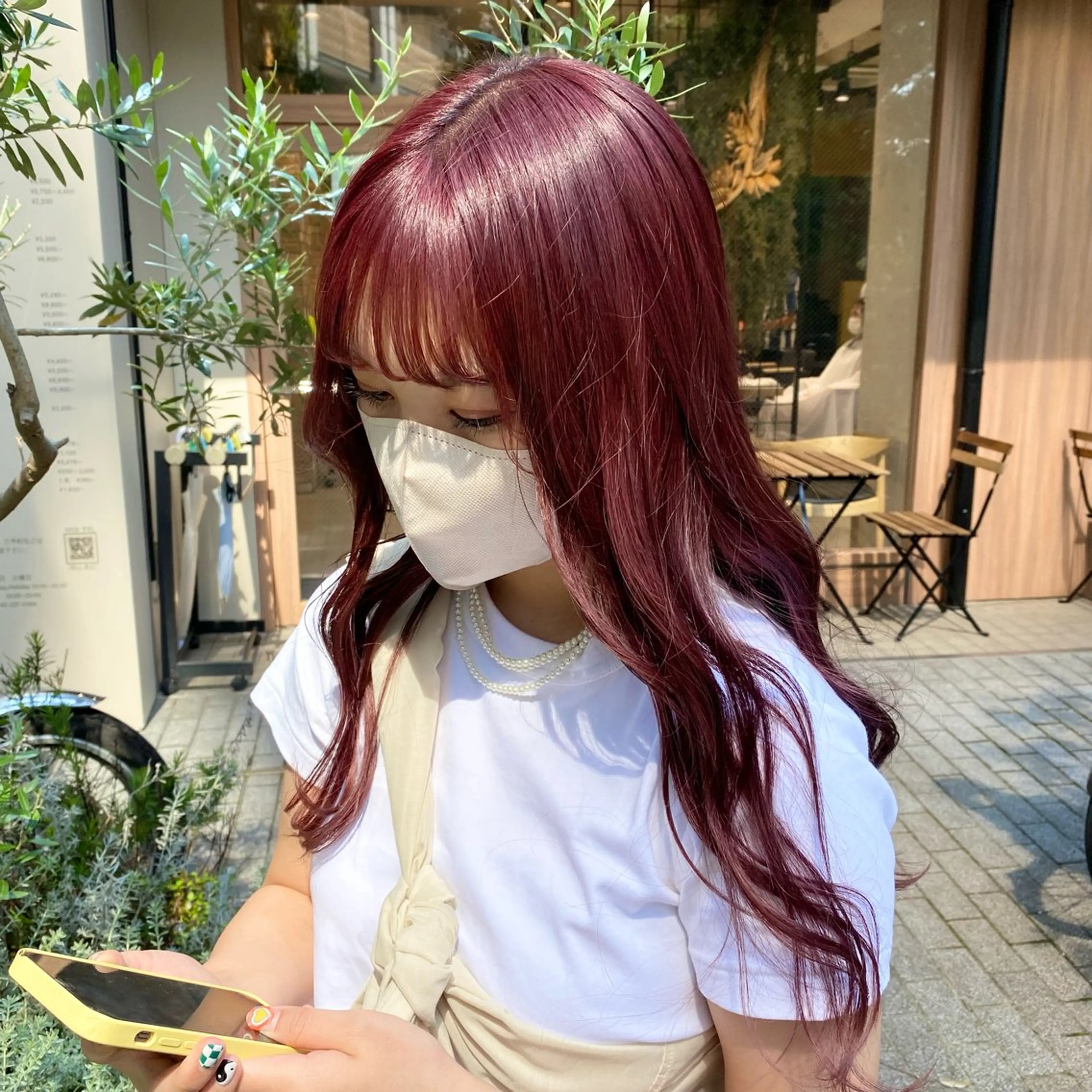 ロング 🌸cocomi🌸 透明感カラー🩶パリのヘアスタイル