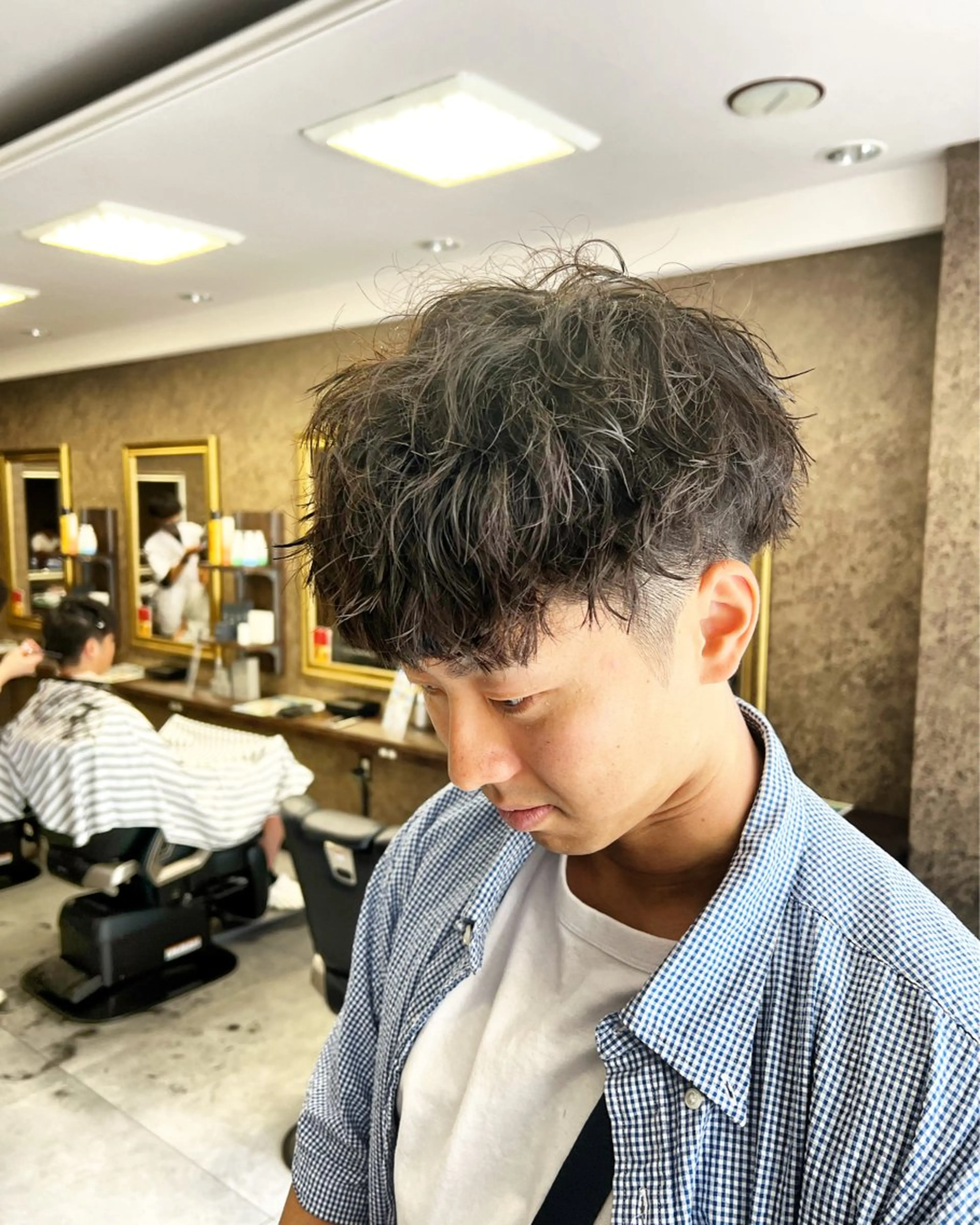 ミディアム カット パーマ BRYD  東京 細谷のヘアスタイル