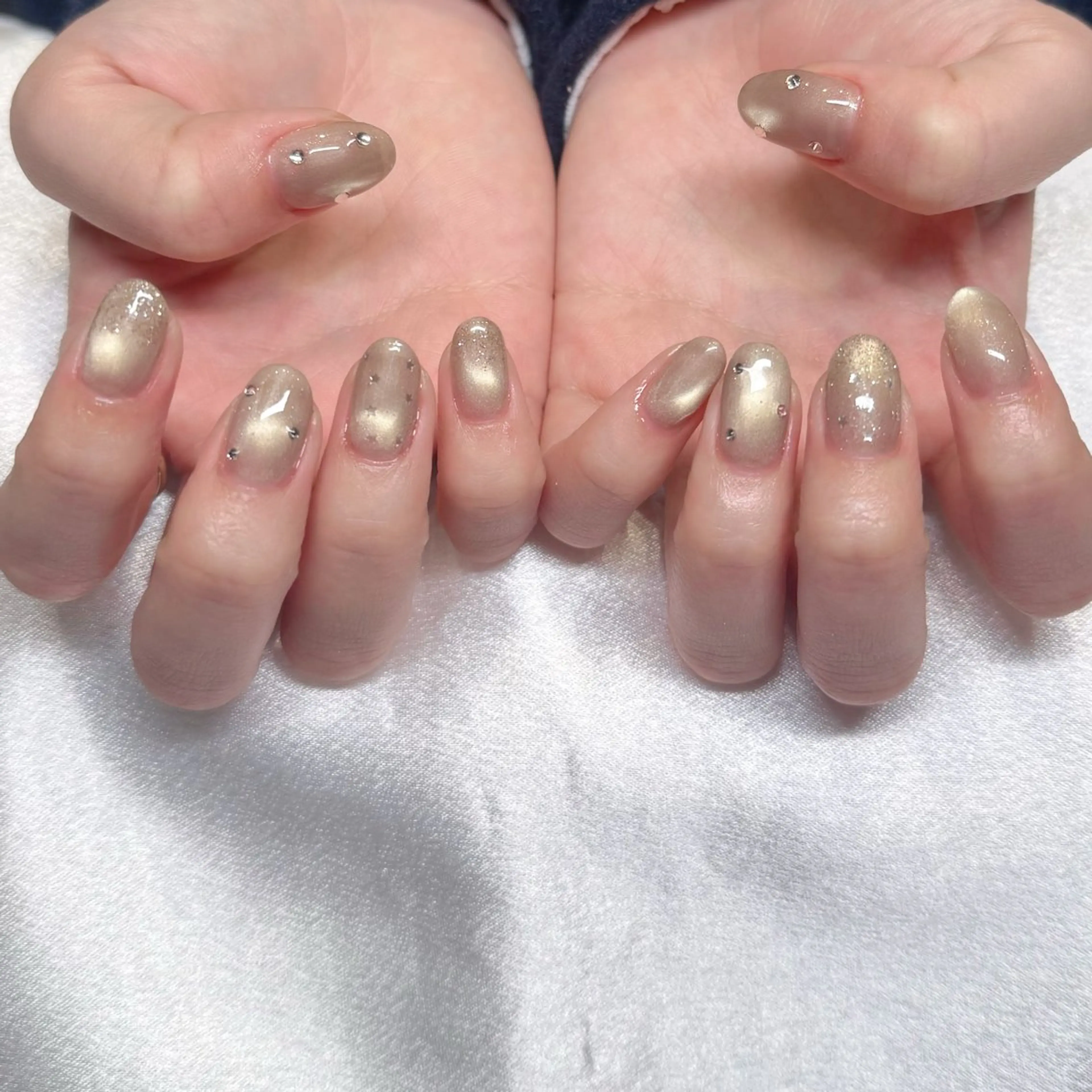 ネイル ハンドネイル mau🩵nail 堺筋本町｜心斎橋のネイルデザイン