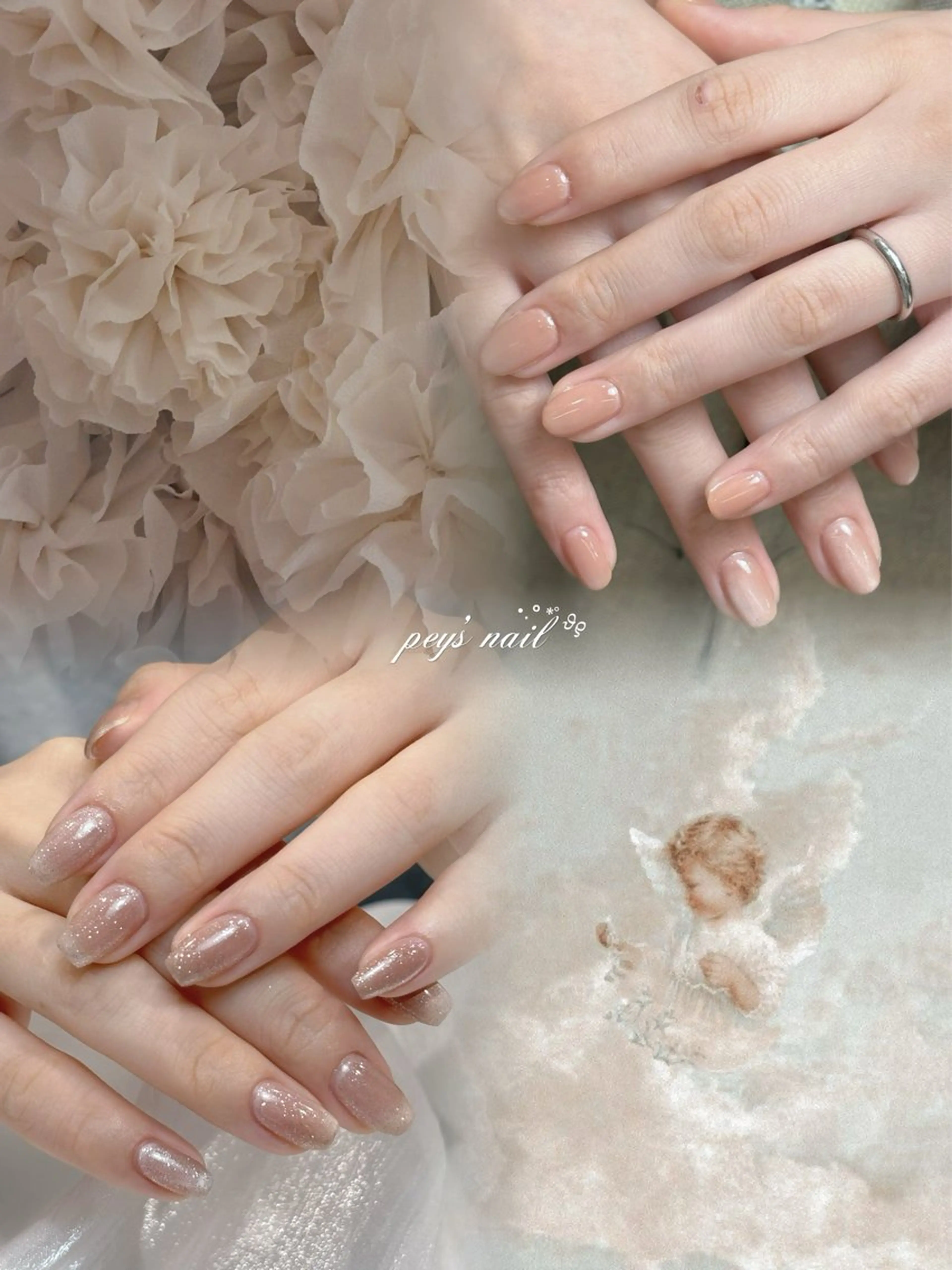 ネイル シンプルネイル pey /OAK溝の口のネイルデザイン
