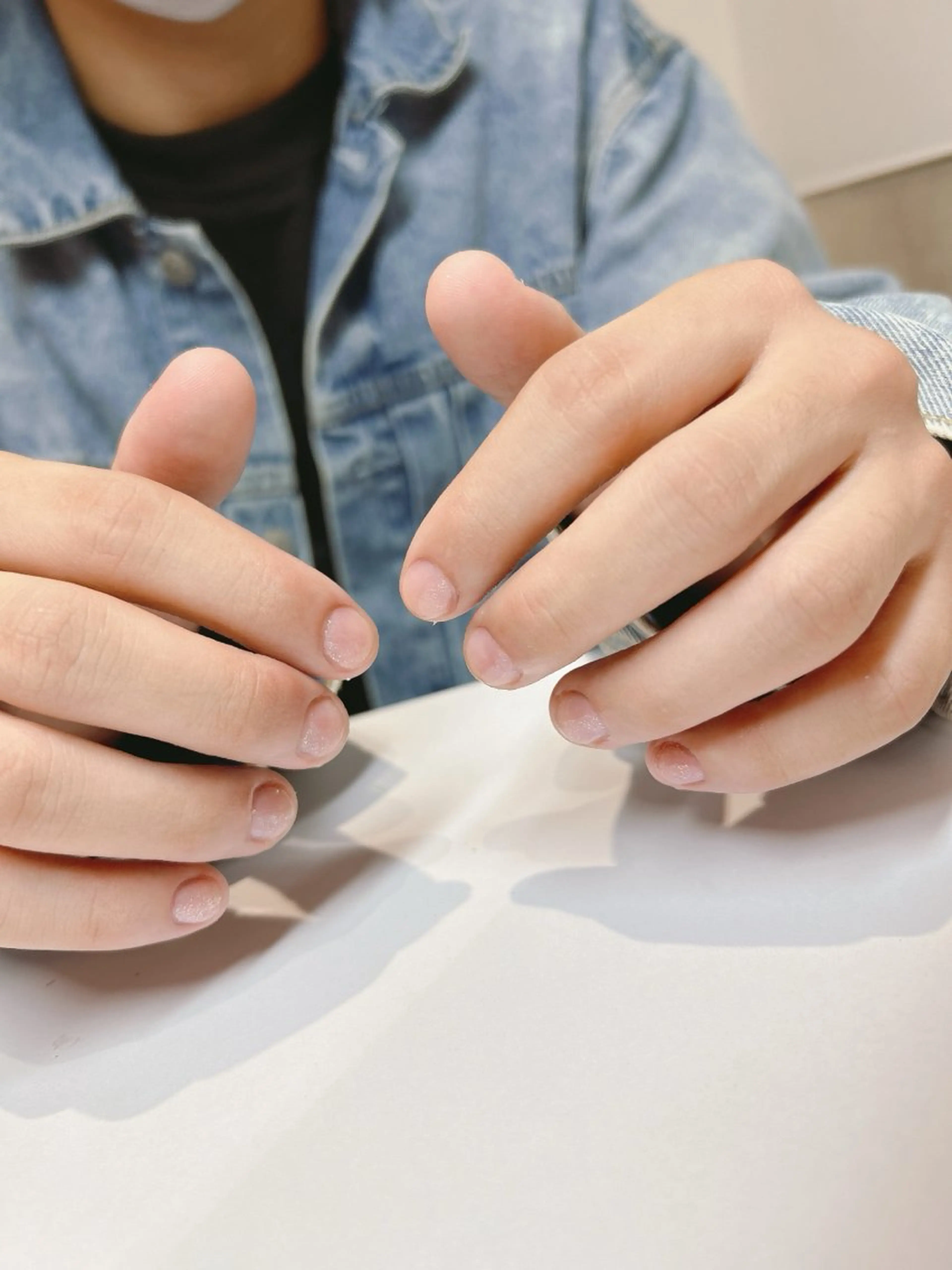 ネイル クリアネイル キラキラネイル ワンカラーネイル junna 金山.東別院.上前津のネイルデザイン