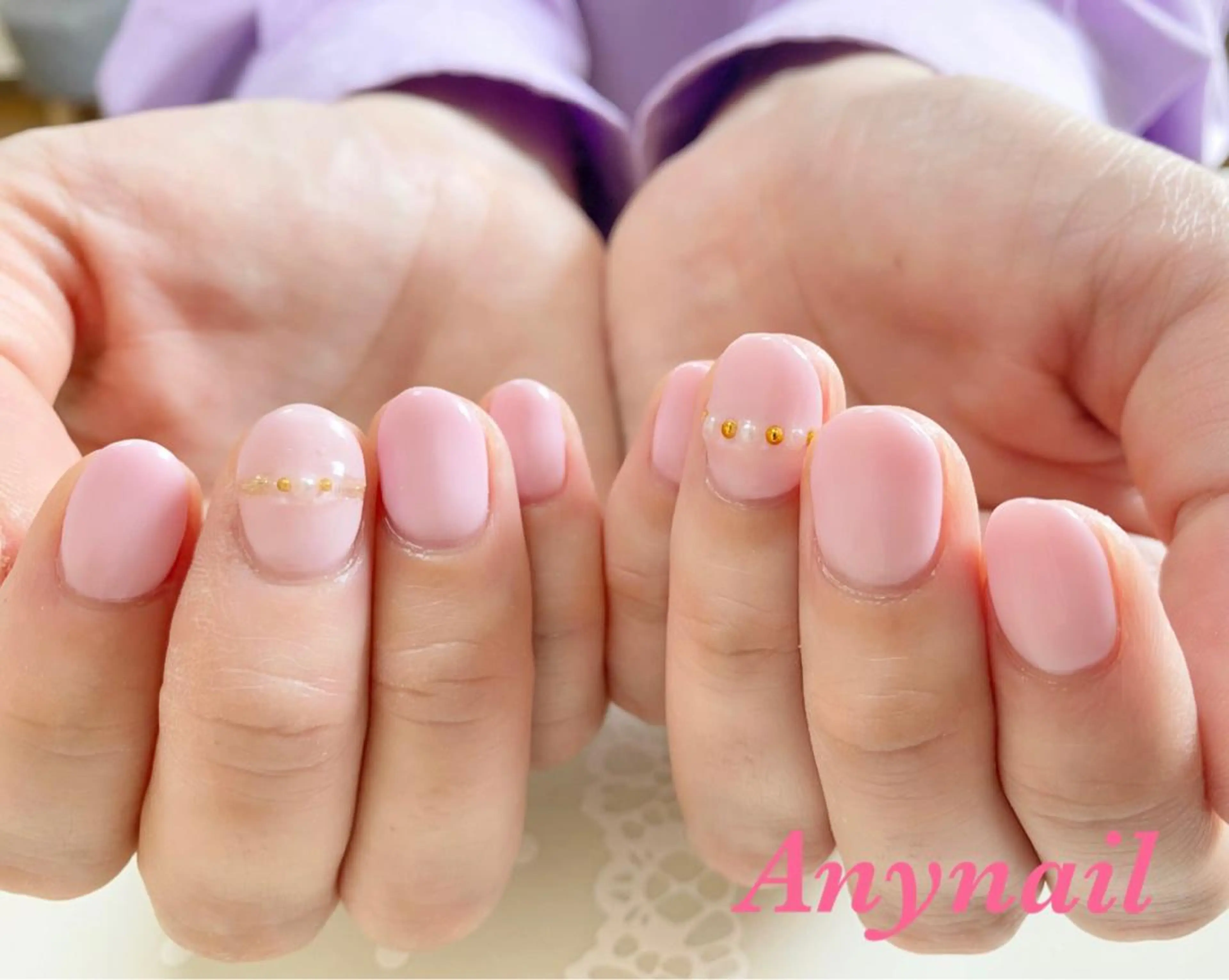 ネイル 桜ネイル オフィスネイル ピンク 春ネイル 岩澤 恵子のネイルデザイン