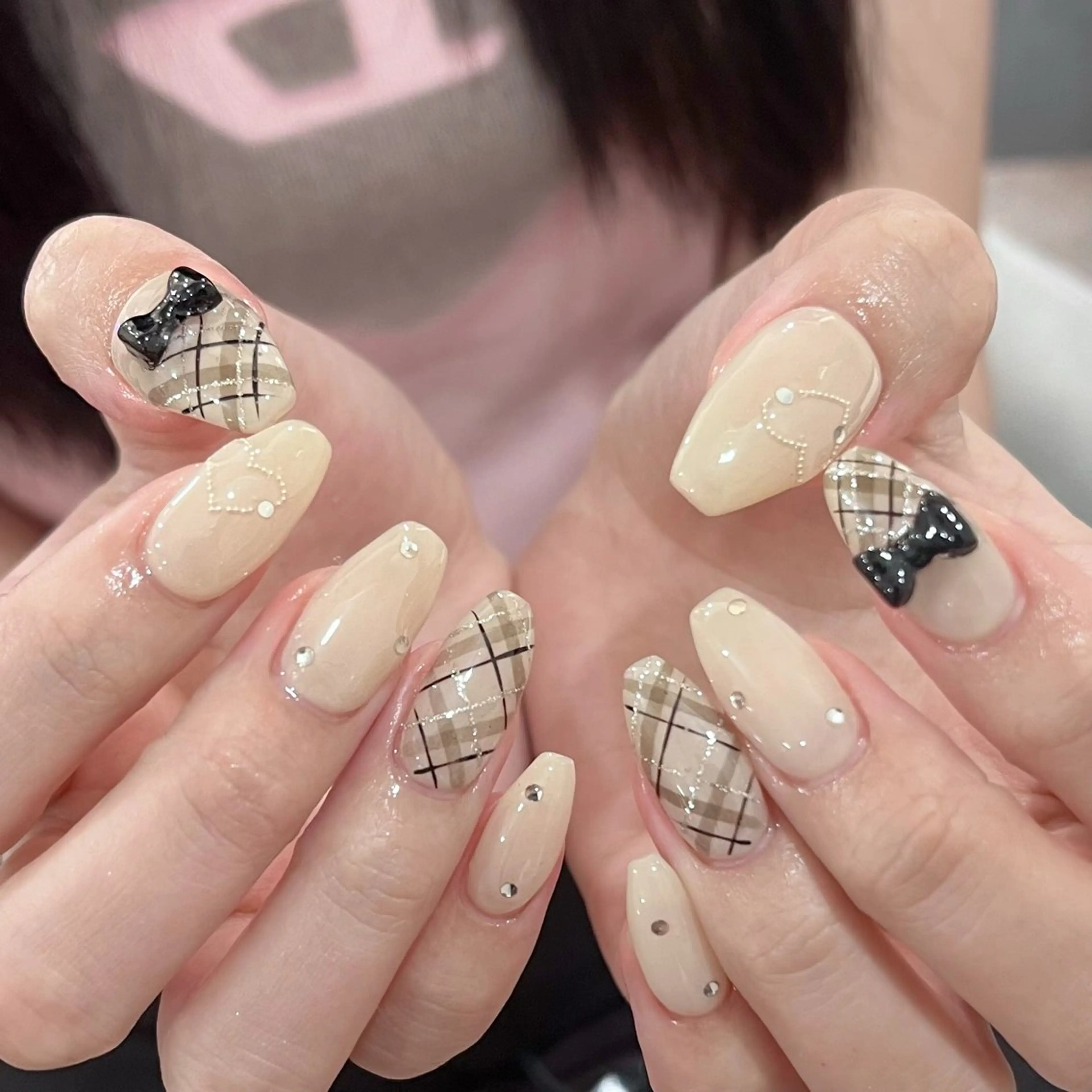 ネイル 韓国ネイル ワンホンネイル Kawaii _Nailのネイルデザイン