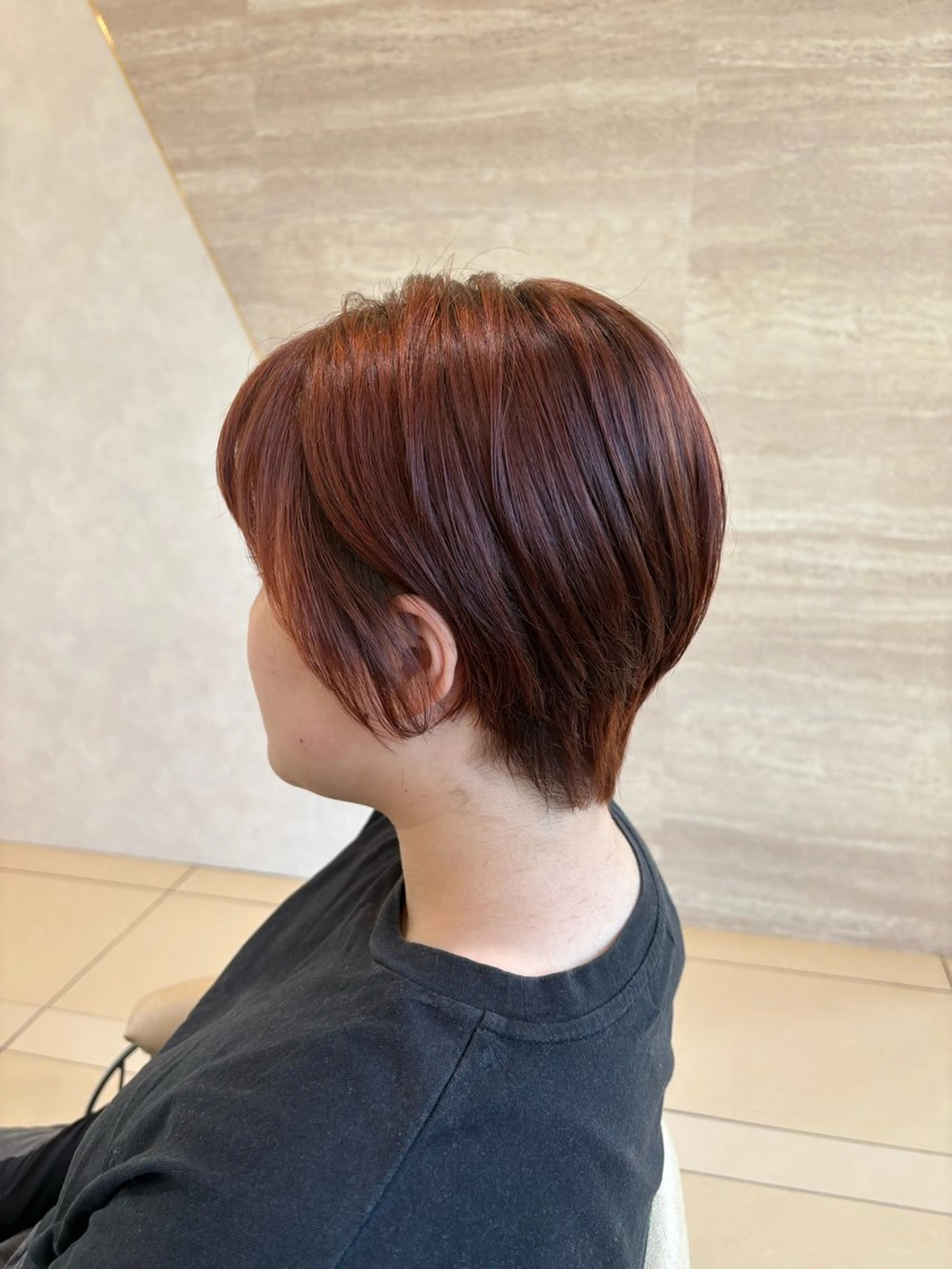 ショート 笹川 聖奈のヘアスタイル