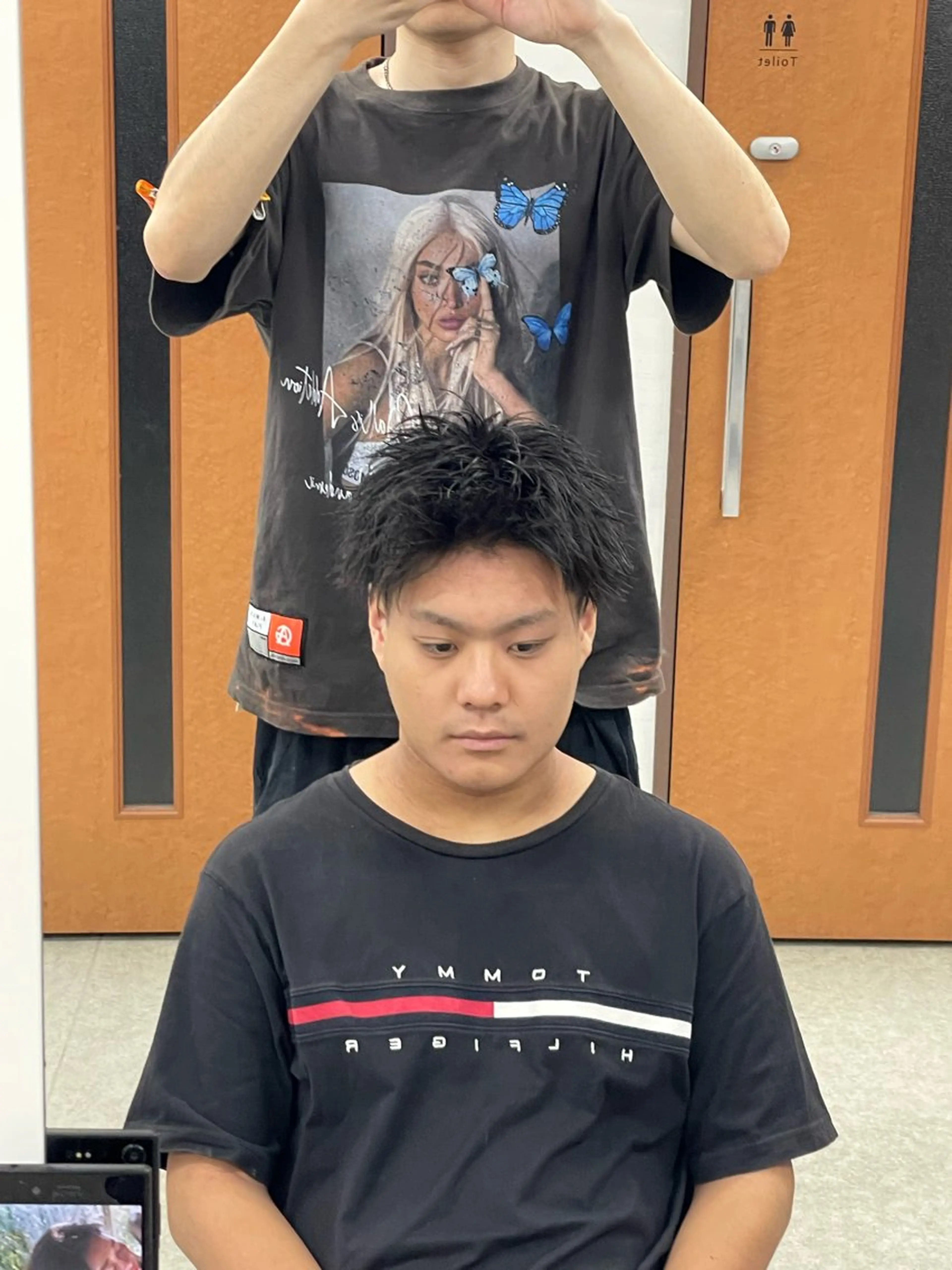 メンズ 💈フェザーパーマ 須賀俊介💈のヘアスタイル