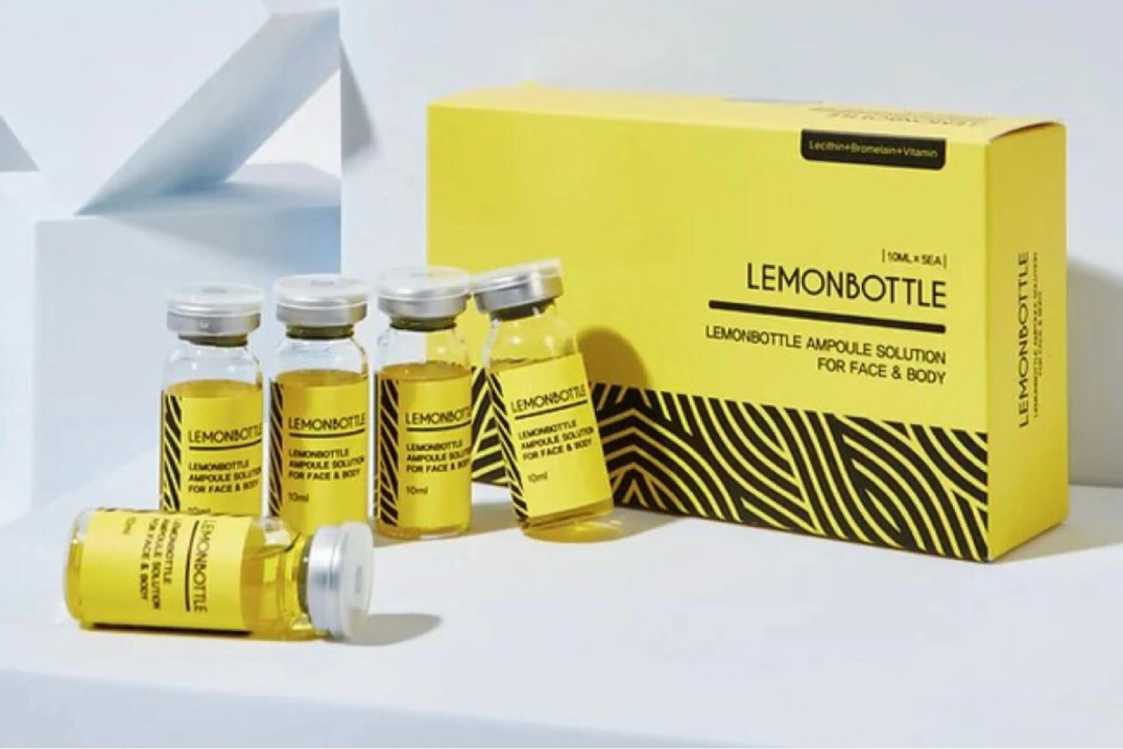 【ララピール💆‍♀️〈顔、首〉➕アクアダーマ〈レモンボトル〉✨】🍋理想の小顔、フェイスラインに🍋の写真