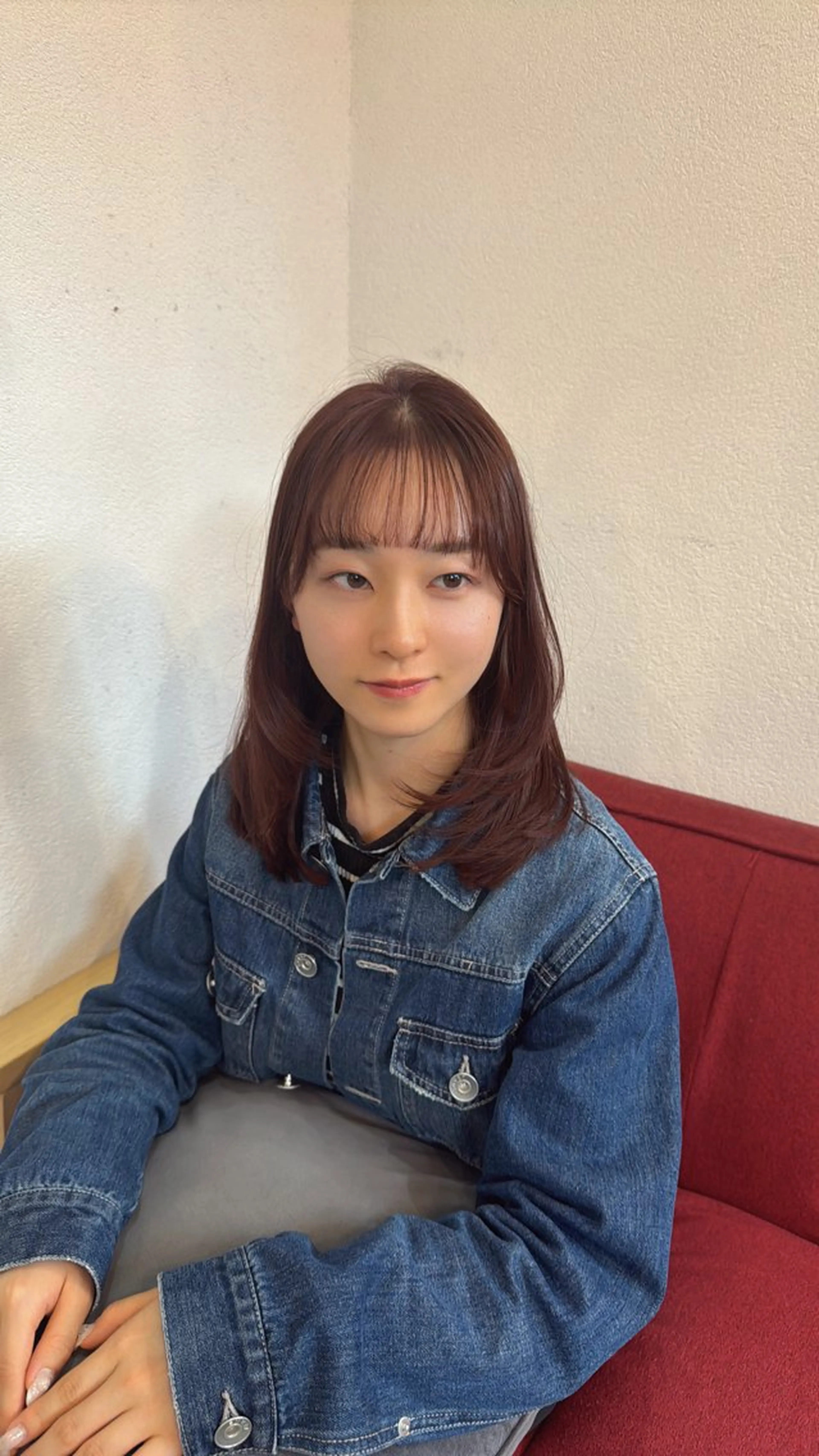 セミロング レイヤーカット/髪質 改善/鷲尾 駿のヘアスタイル