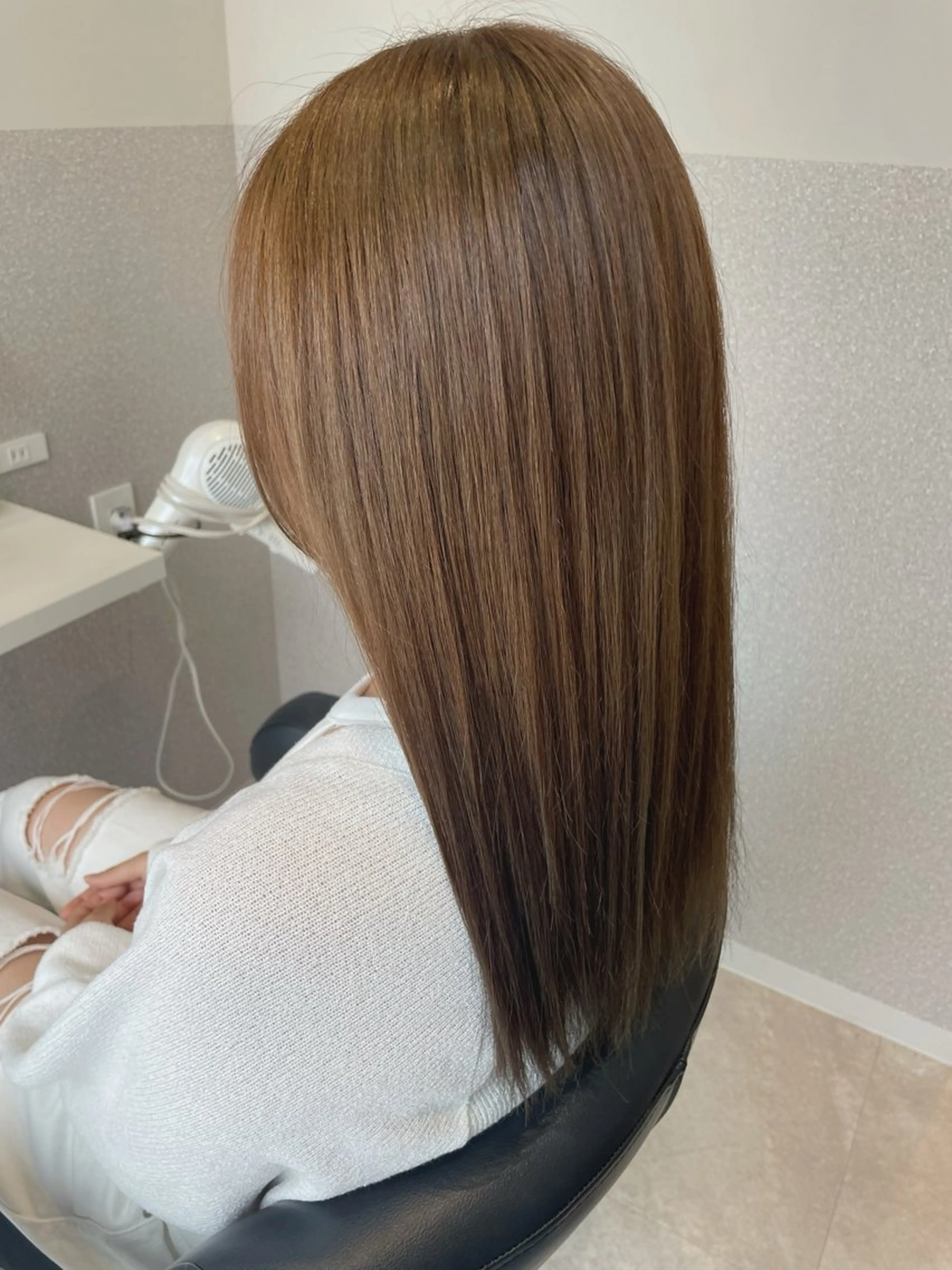 ロング カラー ベージュカラー 女性リピ90%🍨 🩷佐藤みずきのヘアスタイル