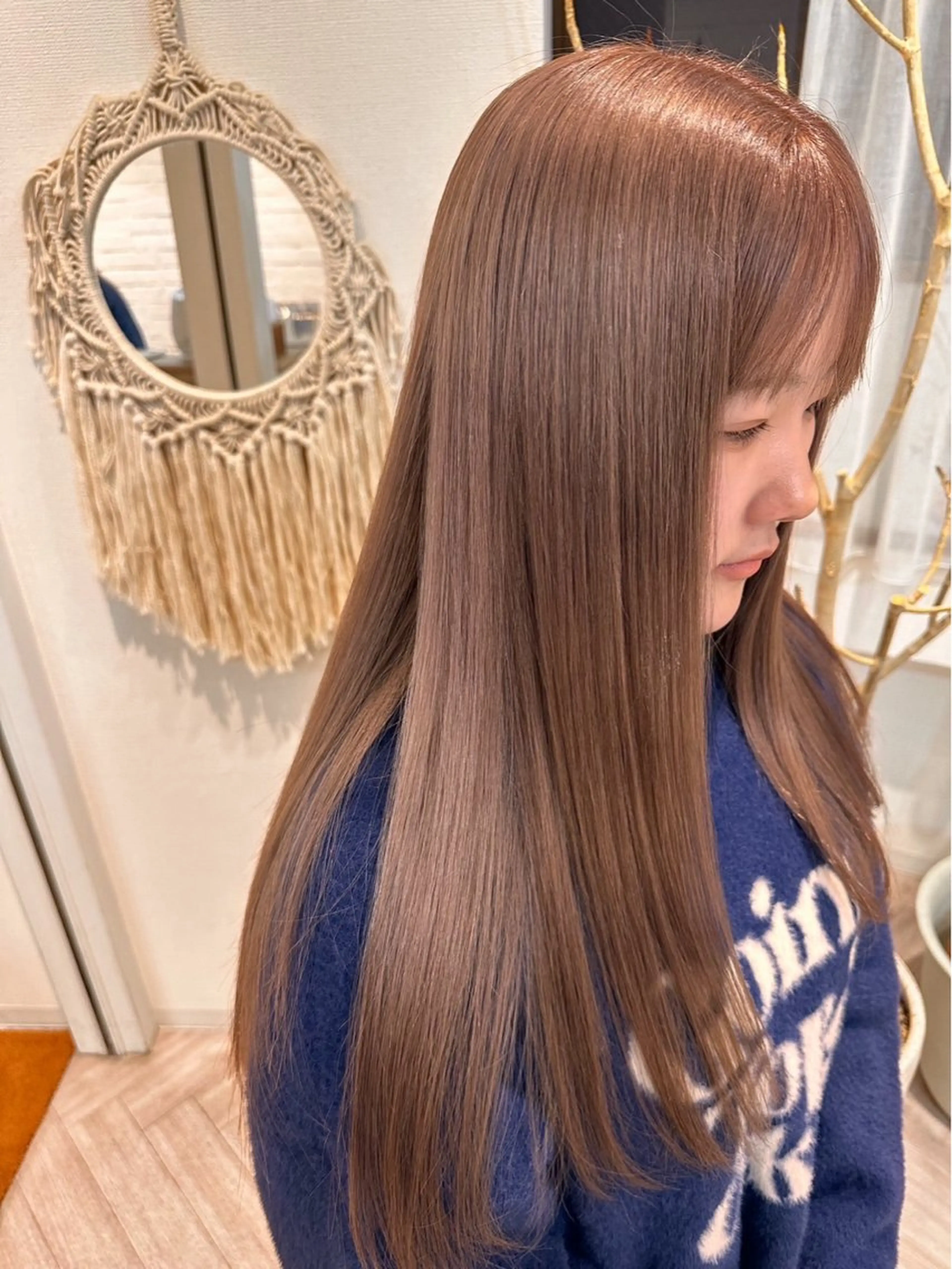 カラー め みのヘアスタイル