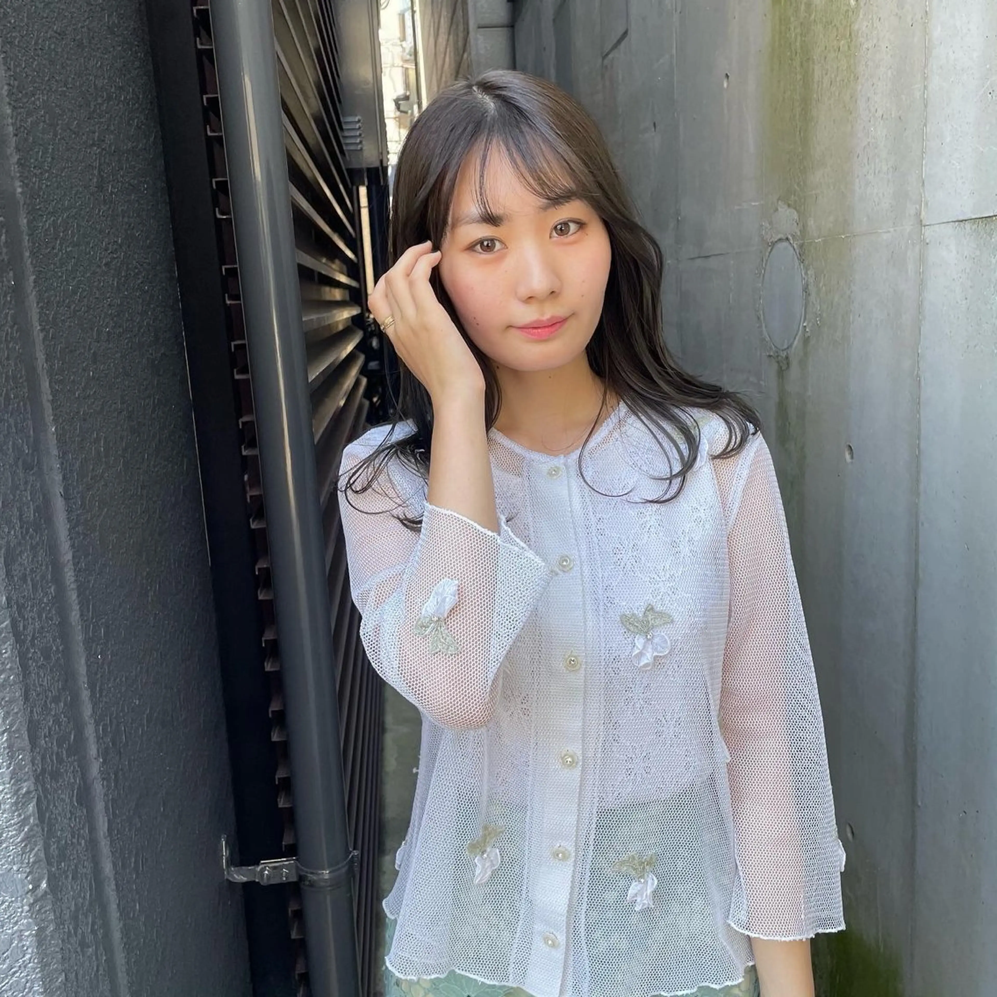 セミロング カラー 透明感カラー グレージュ カット ヘアカラー トリートメント 鎌田卓也/髪質改善 /透明感カラーのヘアスタイル