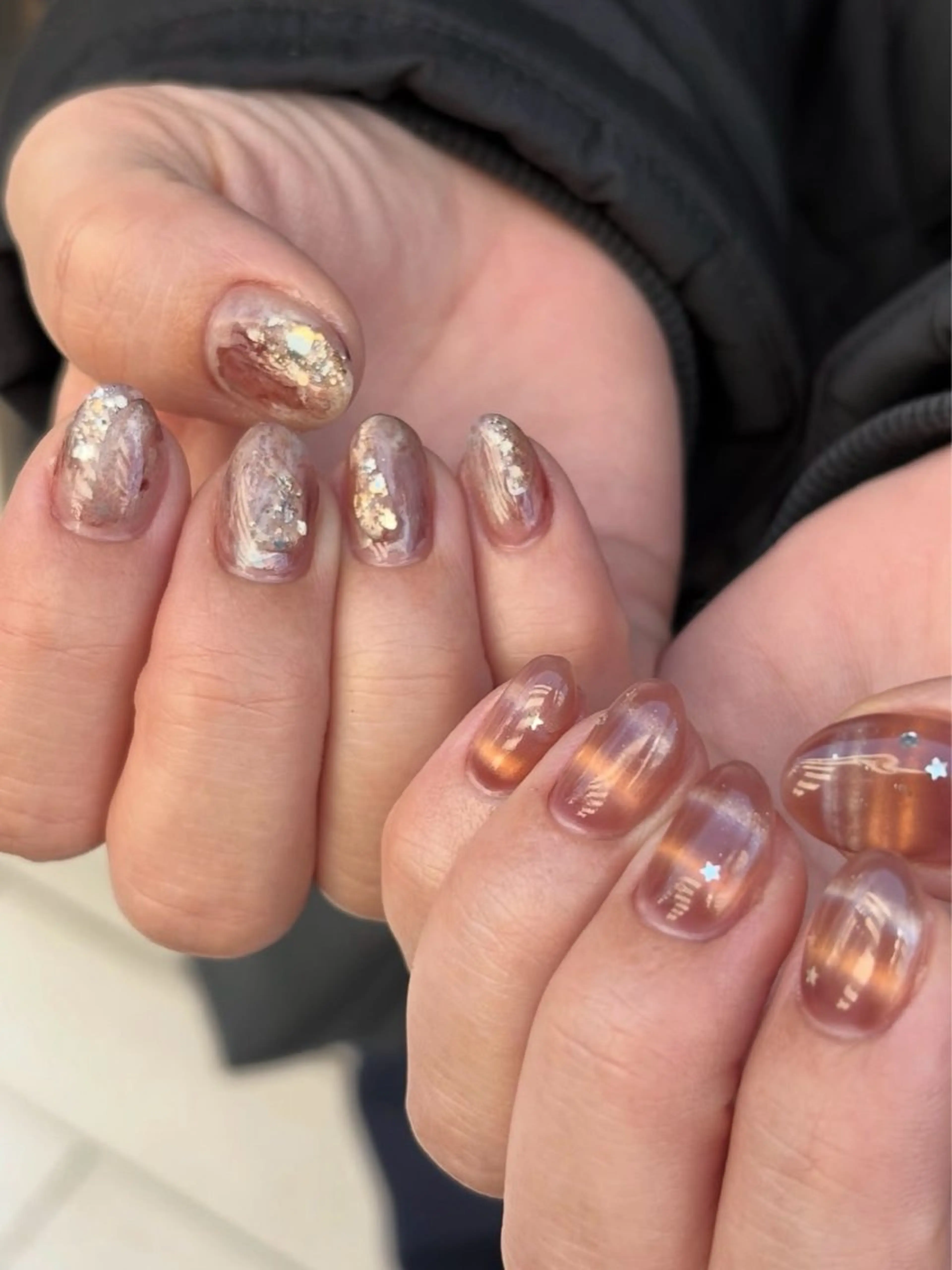 ネイル ハンドネイル 𝗿𝗶𝗰𝗼 ˎˊ˗のネイルデザイン