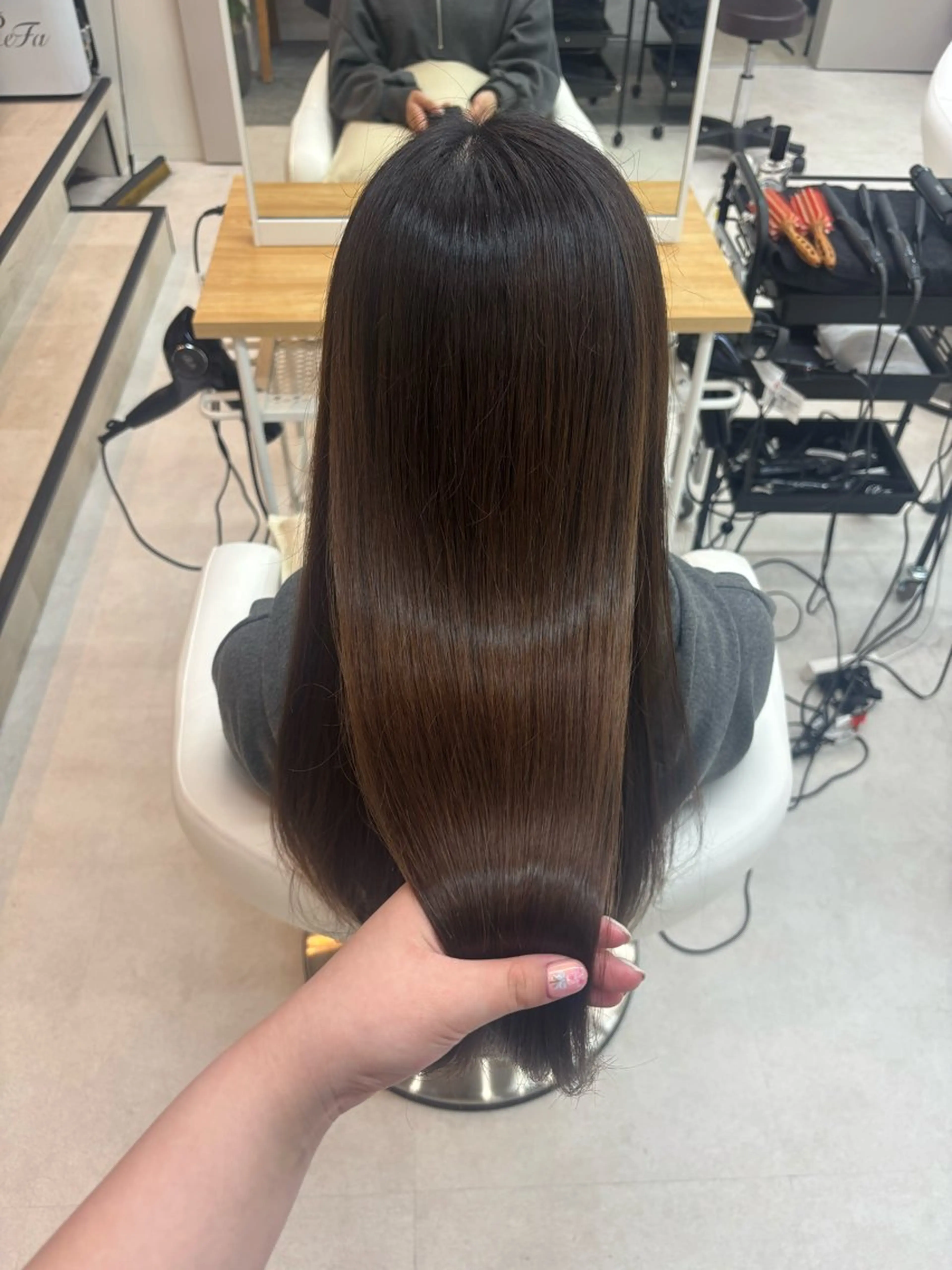 ロング トリートメント 中山 摩亜のヘアスタイル