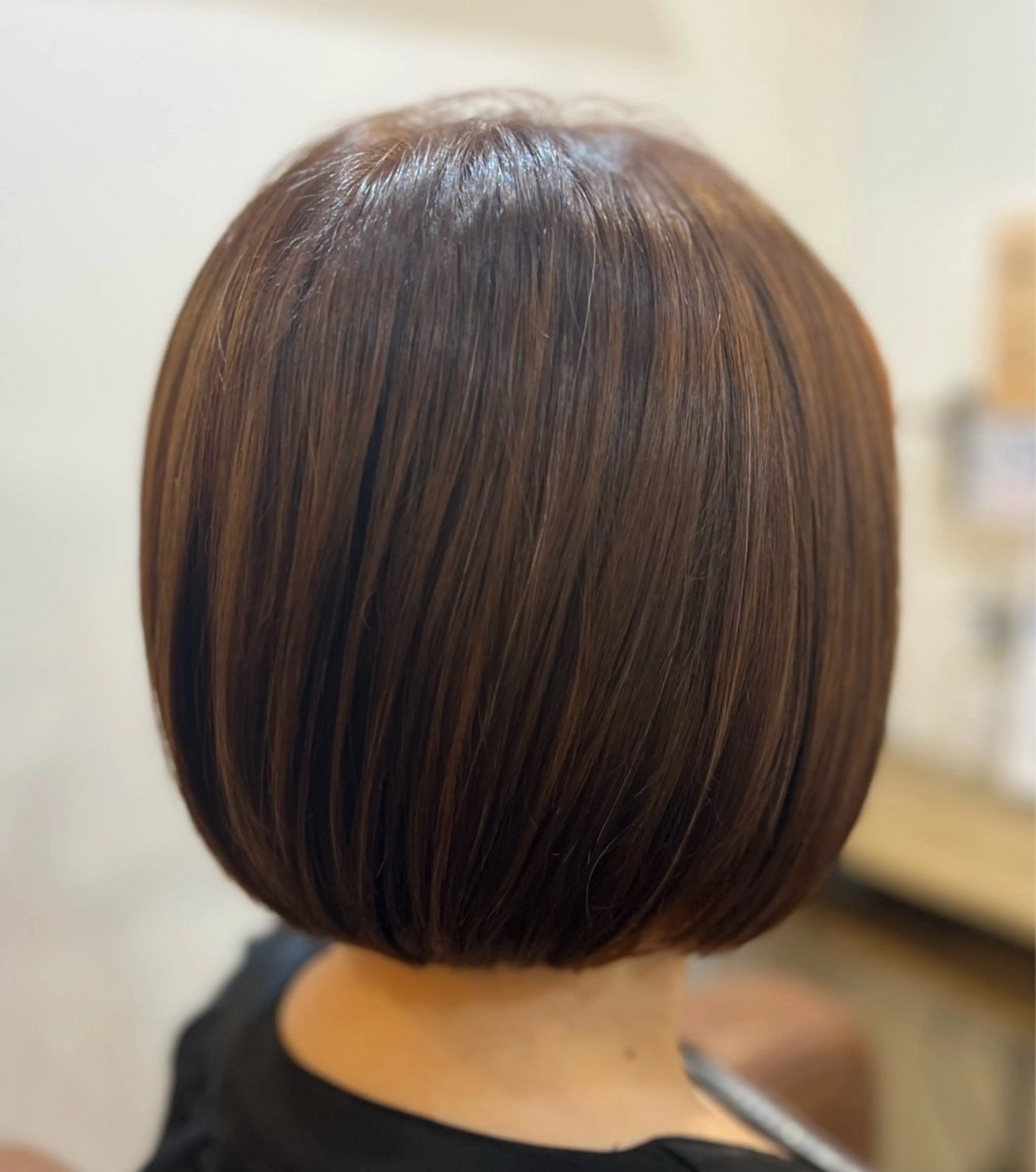 ショート カラー ハイライトカラー ボブ ハイライト 似合わせカット 小澤 真理子 ☀️アメリシュシュのヘアスタイル