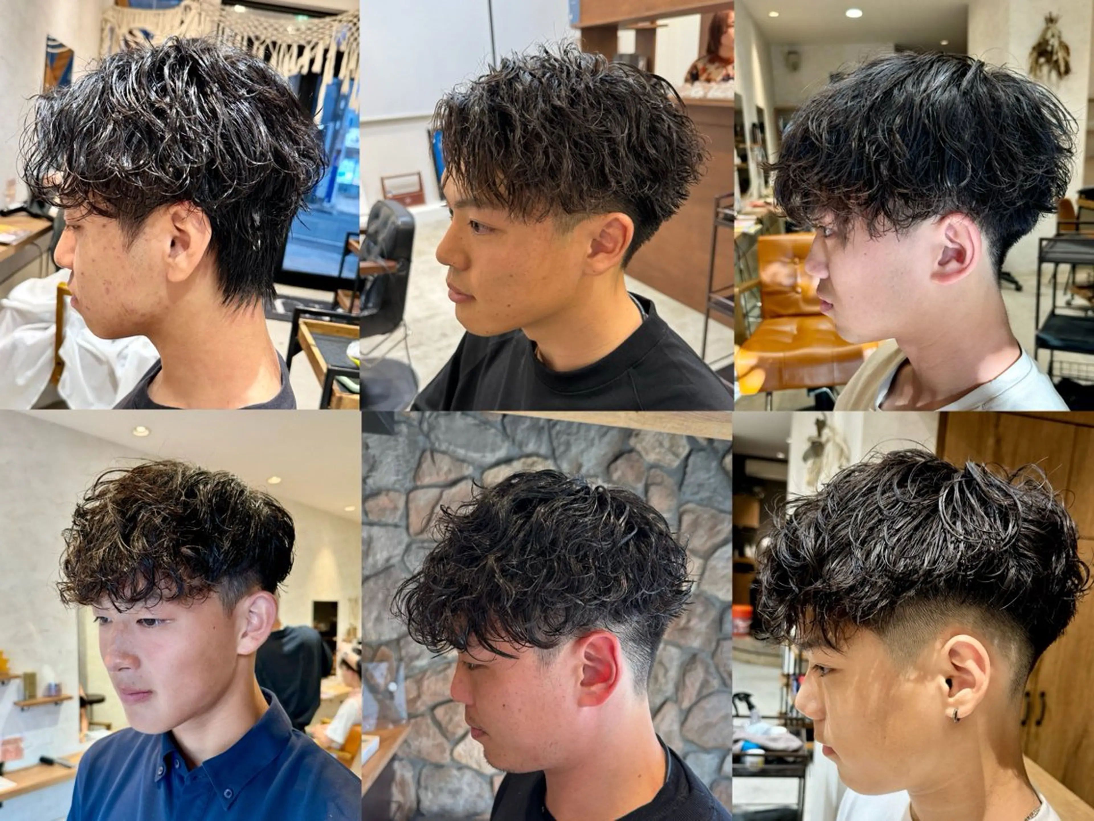 パーマ メンズ メンズパーマ ツイストスパイラルパーマ 波巻きパーマ スパイラルパーマ メンズパーマ/ 津田沼/藤原 侑樹のヘアスタイル