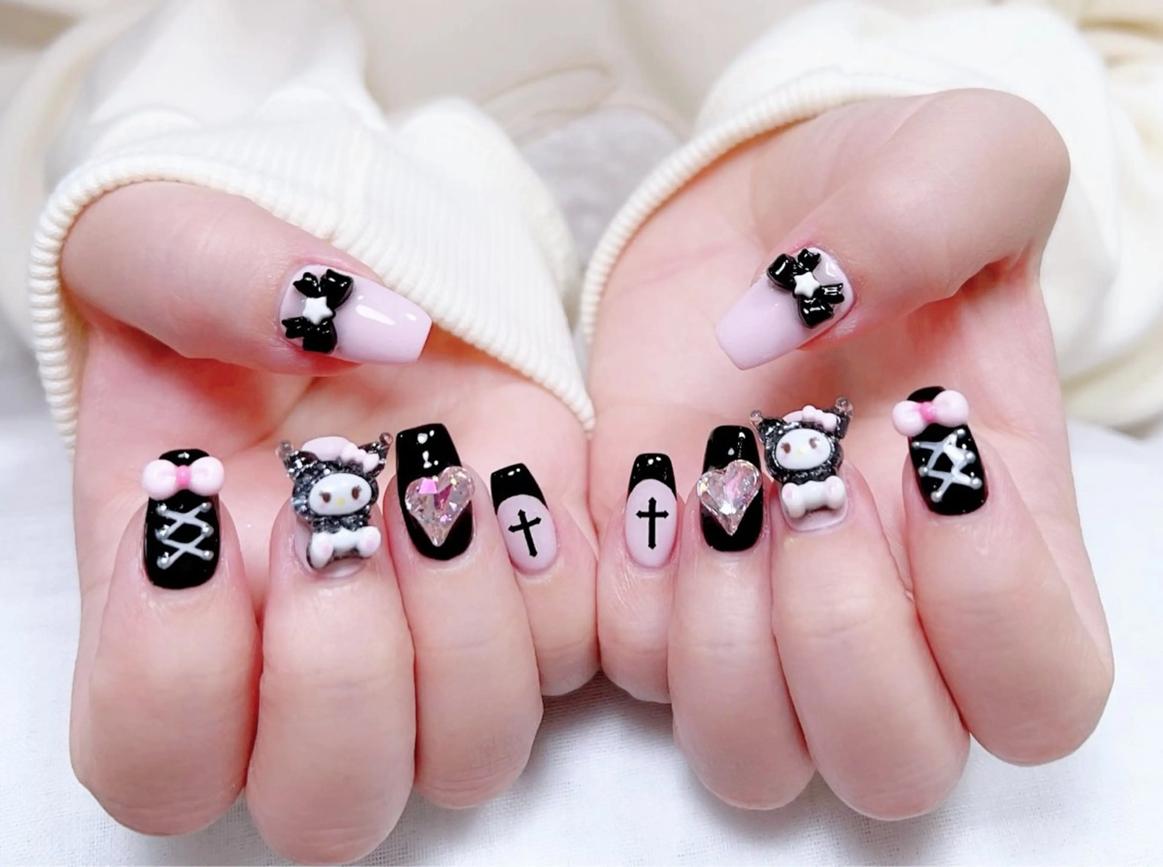 ネイル アートネイル オーロラネイル 長さ出し フラッシュネイル フットネイル ハンドネイル ╹◡╹Mimoミモ Eye&Nailのマツエク・マツパデザイン