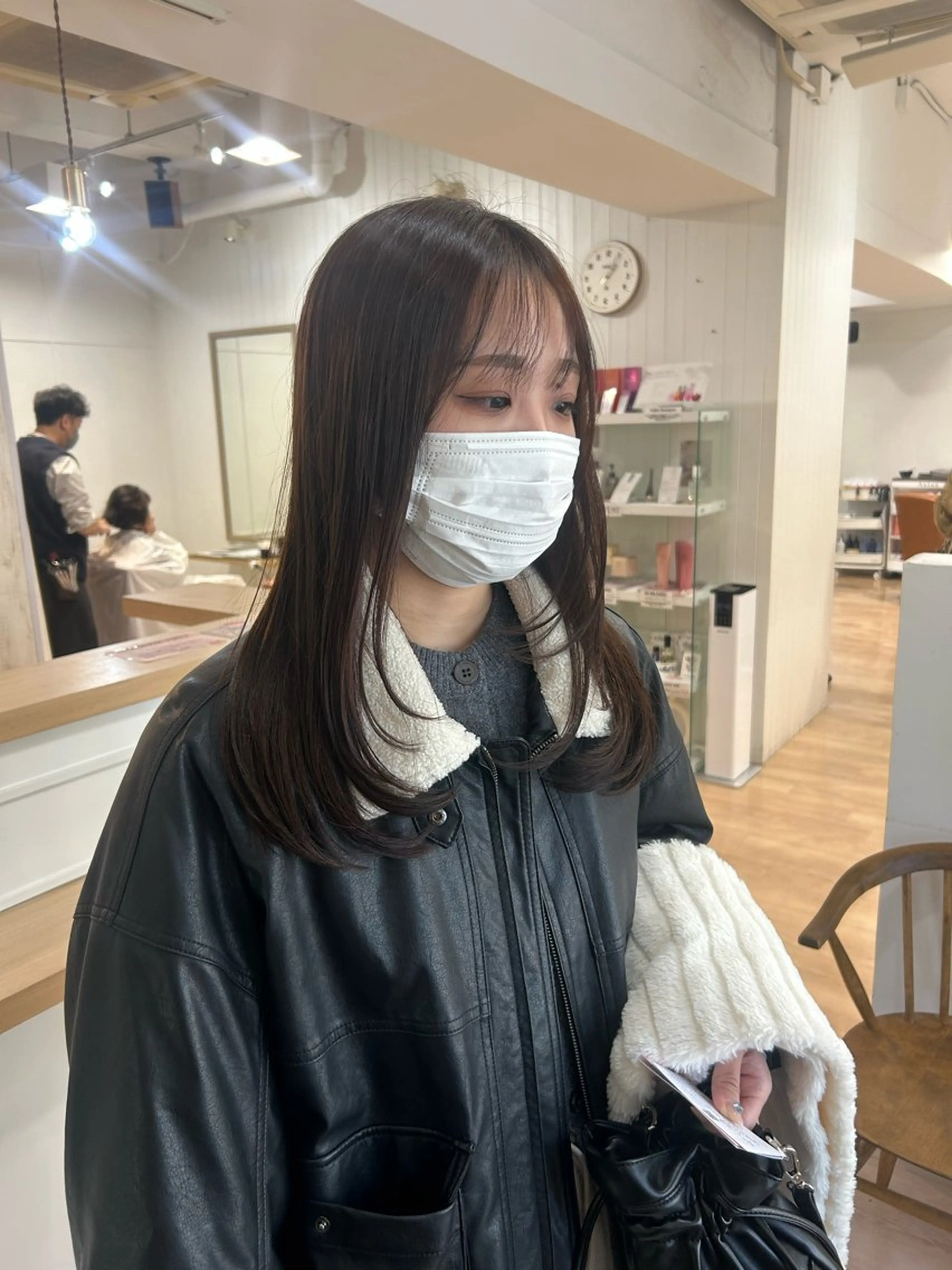 ロング カラー レイヤーカット/髪質 改善✨/藤田侑花のヘアスタイル