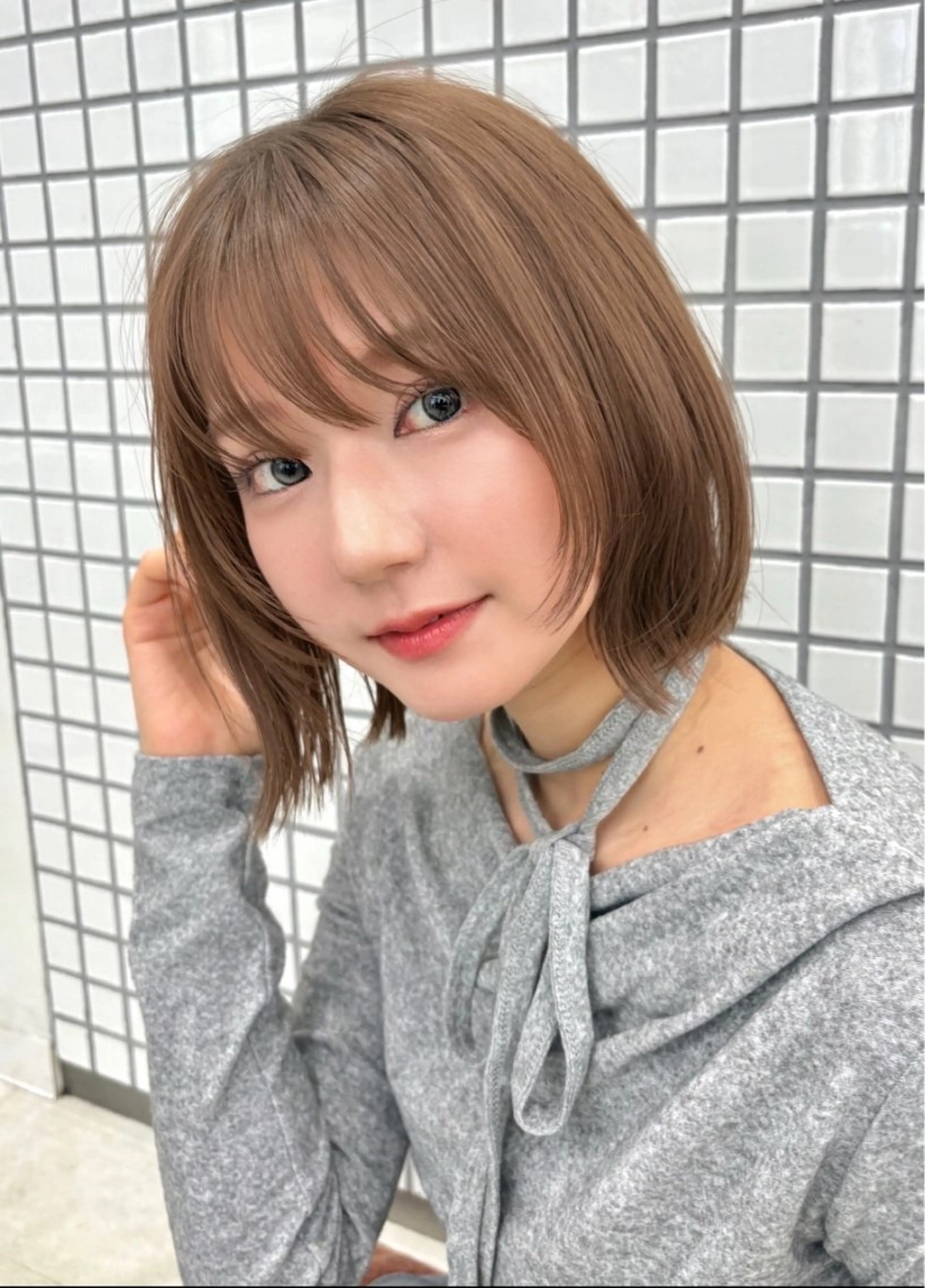 ミディアム トリートメント レイヤー・ボブ特化 無料カット✂️こうたのヘアスタイル