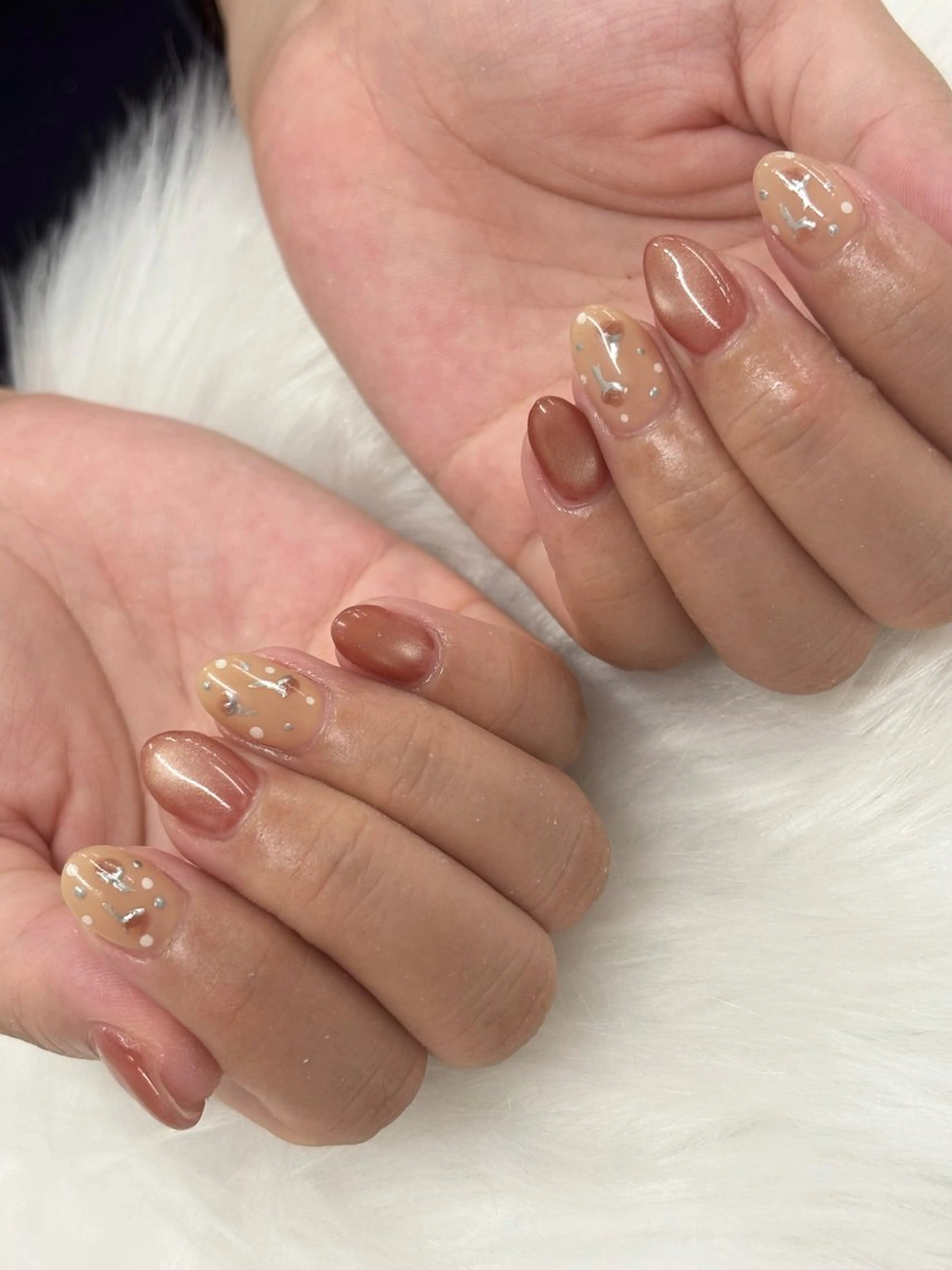 ミディアム ハンドネイル nail salon aoz所属・aoz asukaのネイルデザイン