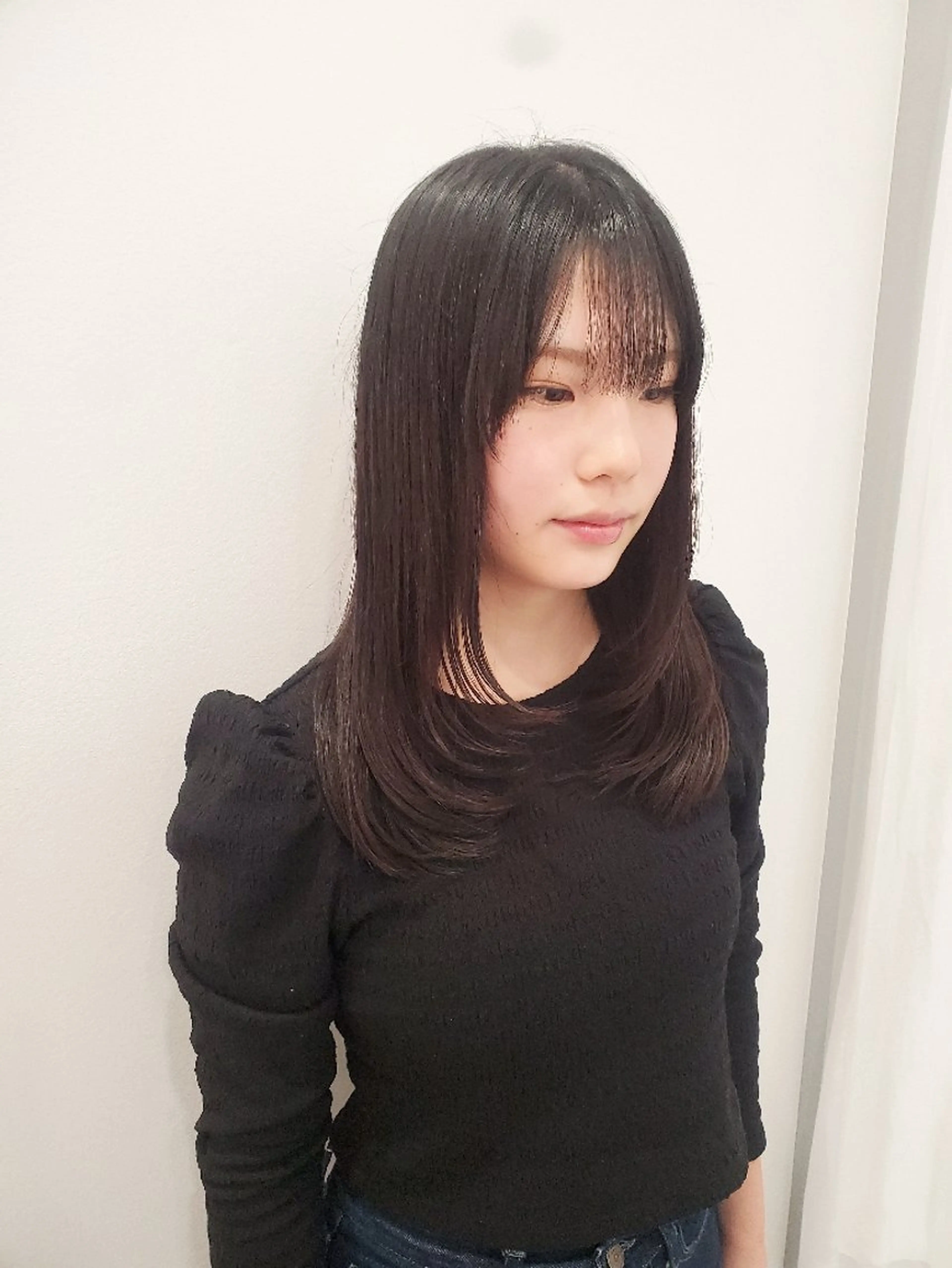 セミロング カット トリートメント ヘッドスパ 齋藤 愛美のヘアスタイル