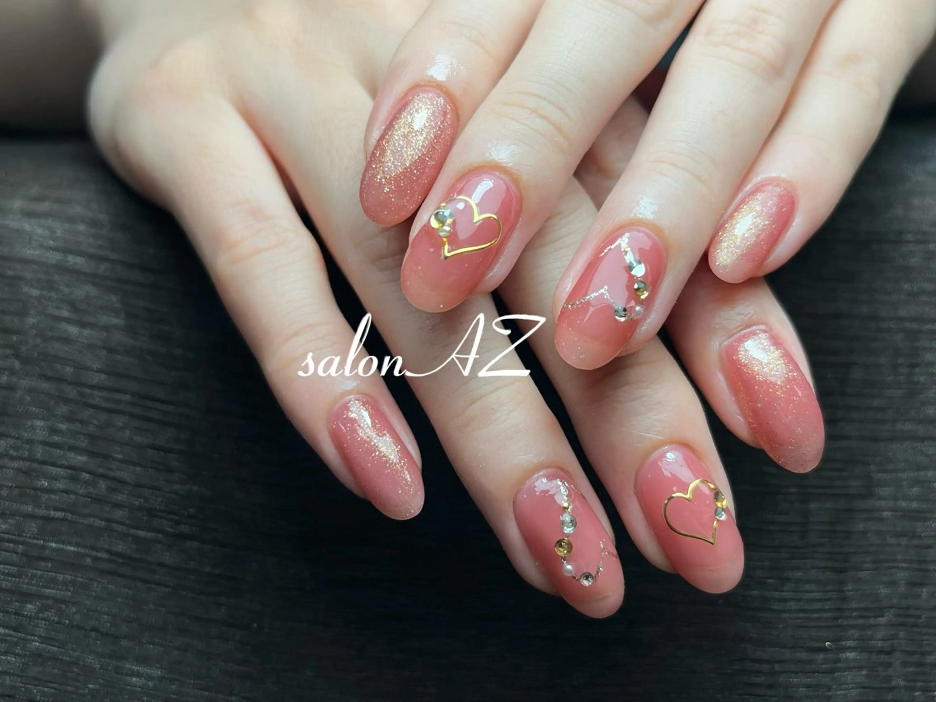 ネイル アートネイル 長さ出し フットネイル フレンチネイル ジェルネイル ハンドネイル salon AZのネイルデザイン