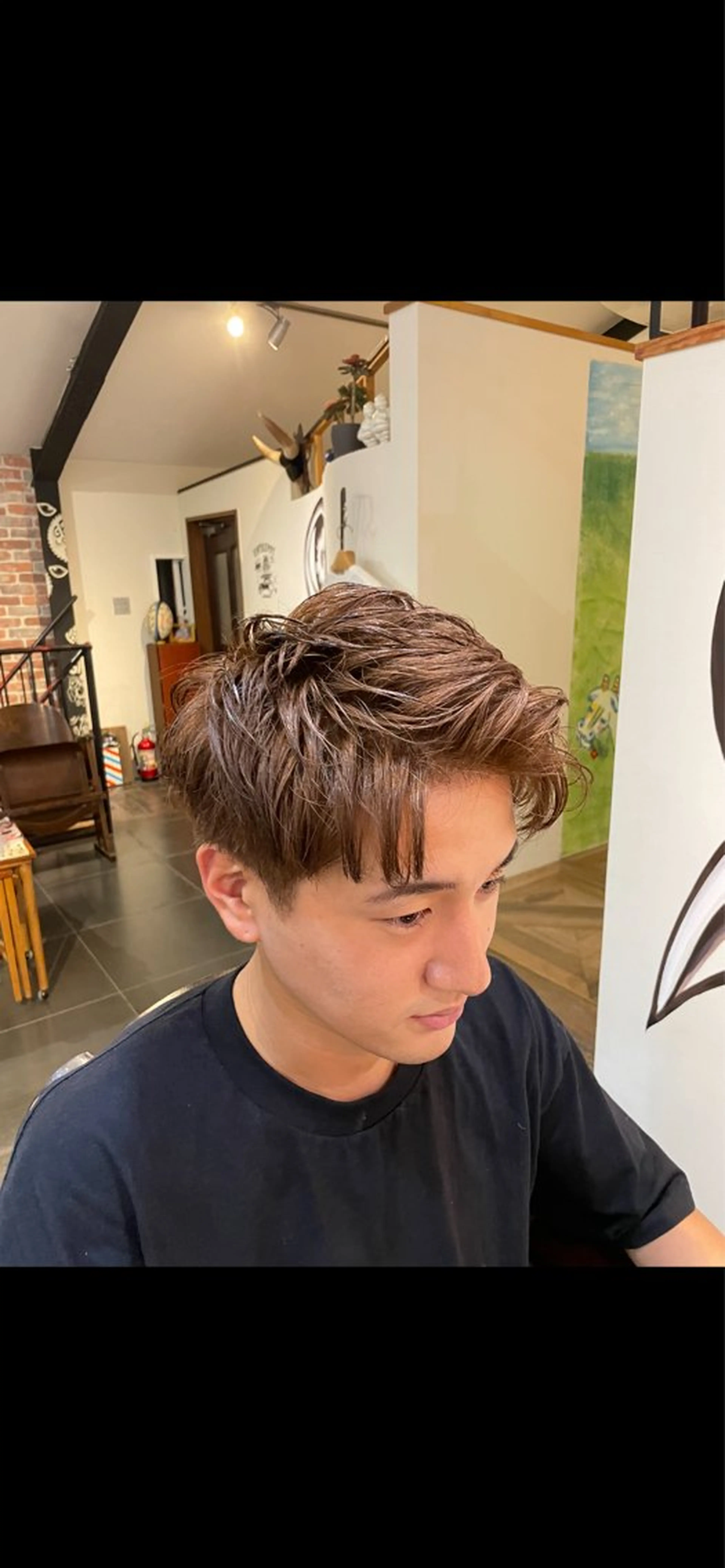 ショート 鈴木 星多のヘアスタイル