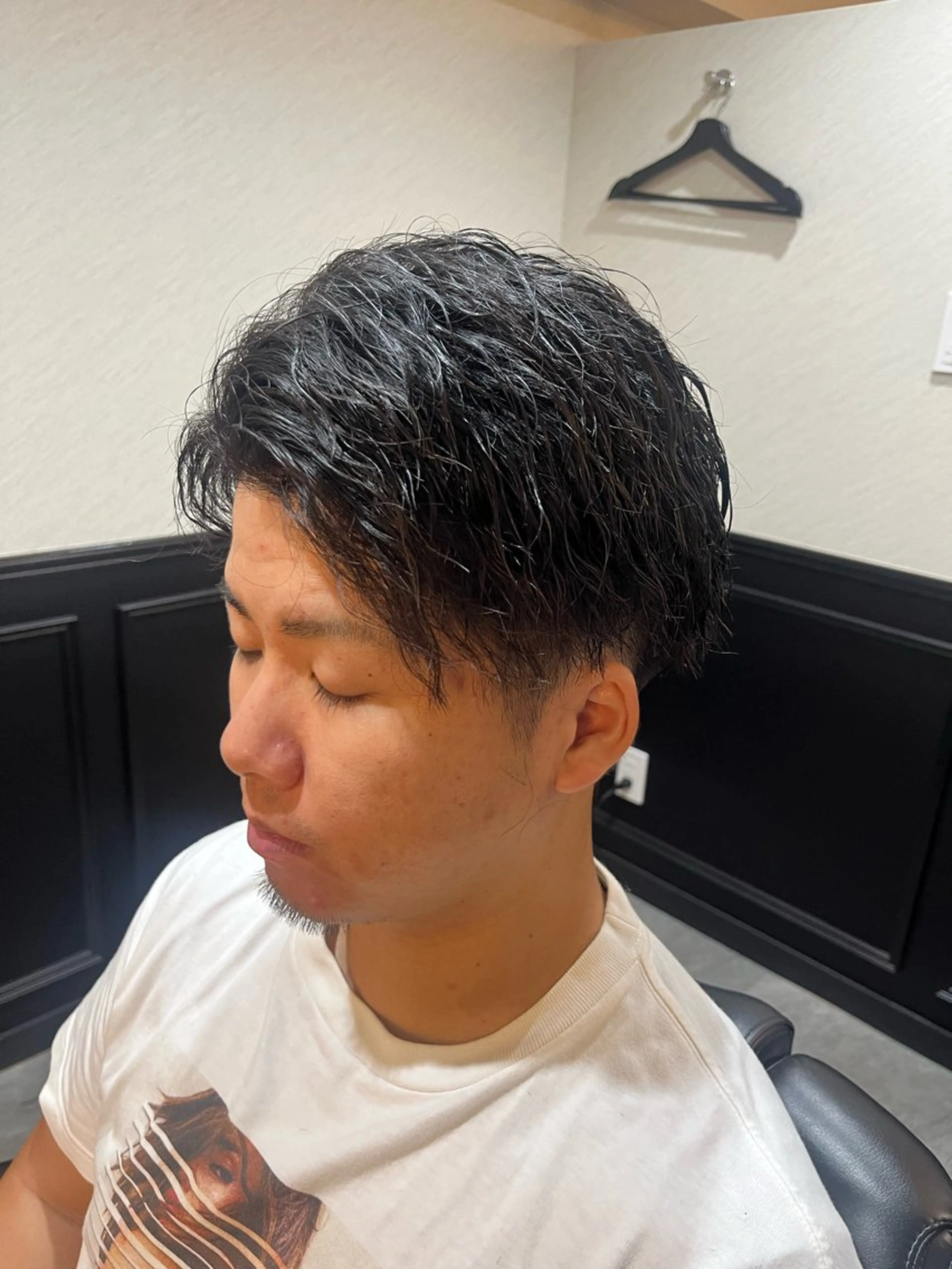 ミディアム パーマ メンズ littlenene /たちばなのヘアスタイル