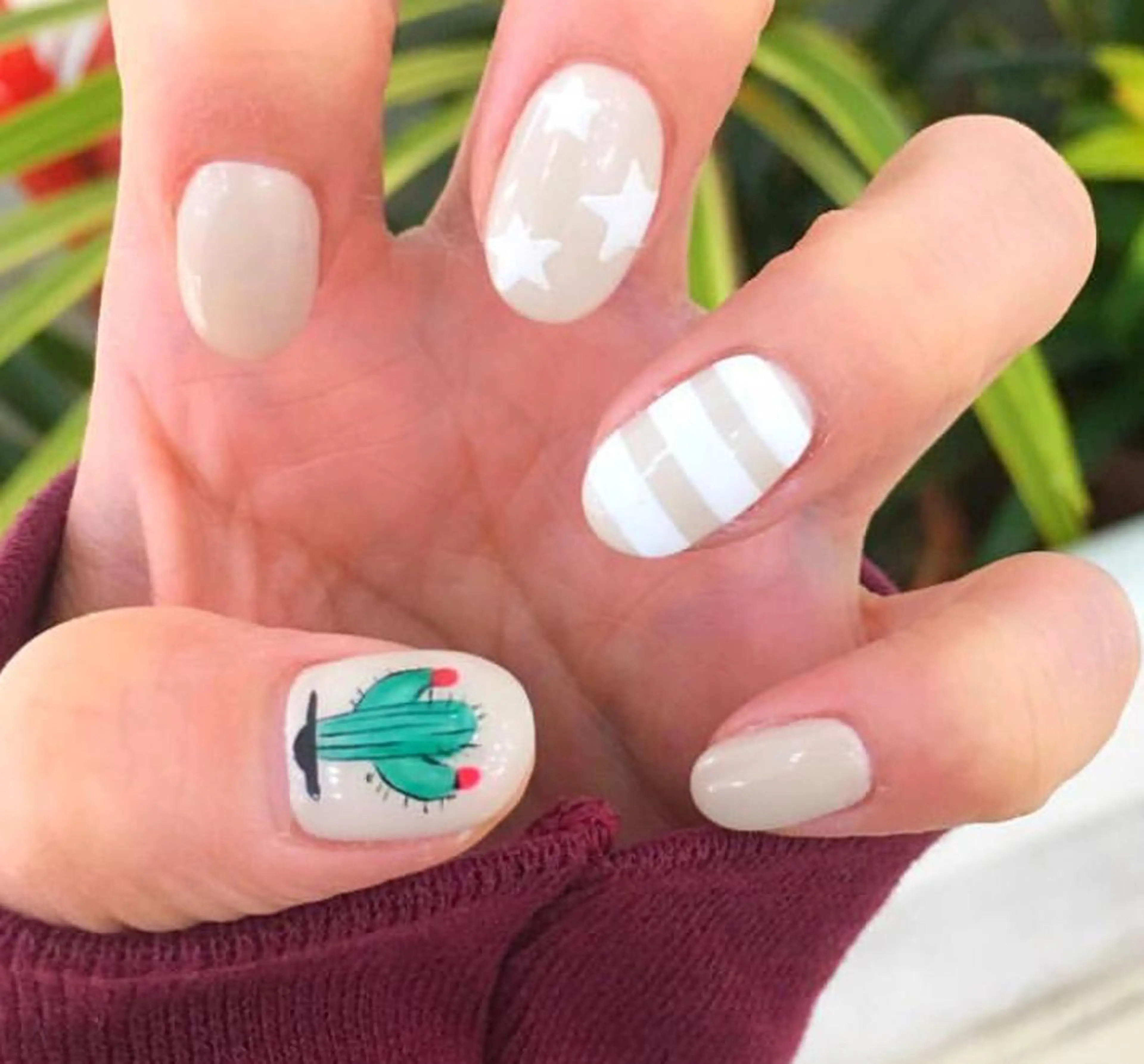 ネイル アートネイル ボーダー ハンドネイル Riz nailのネイルデザイン