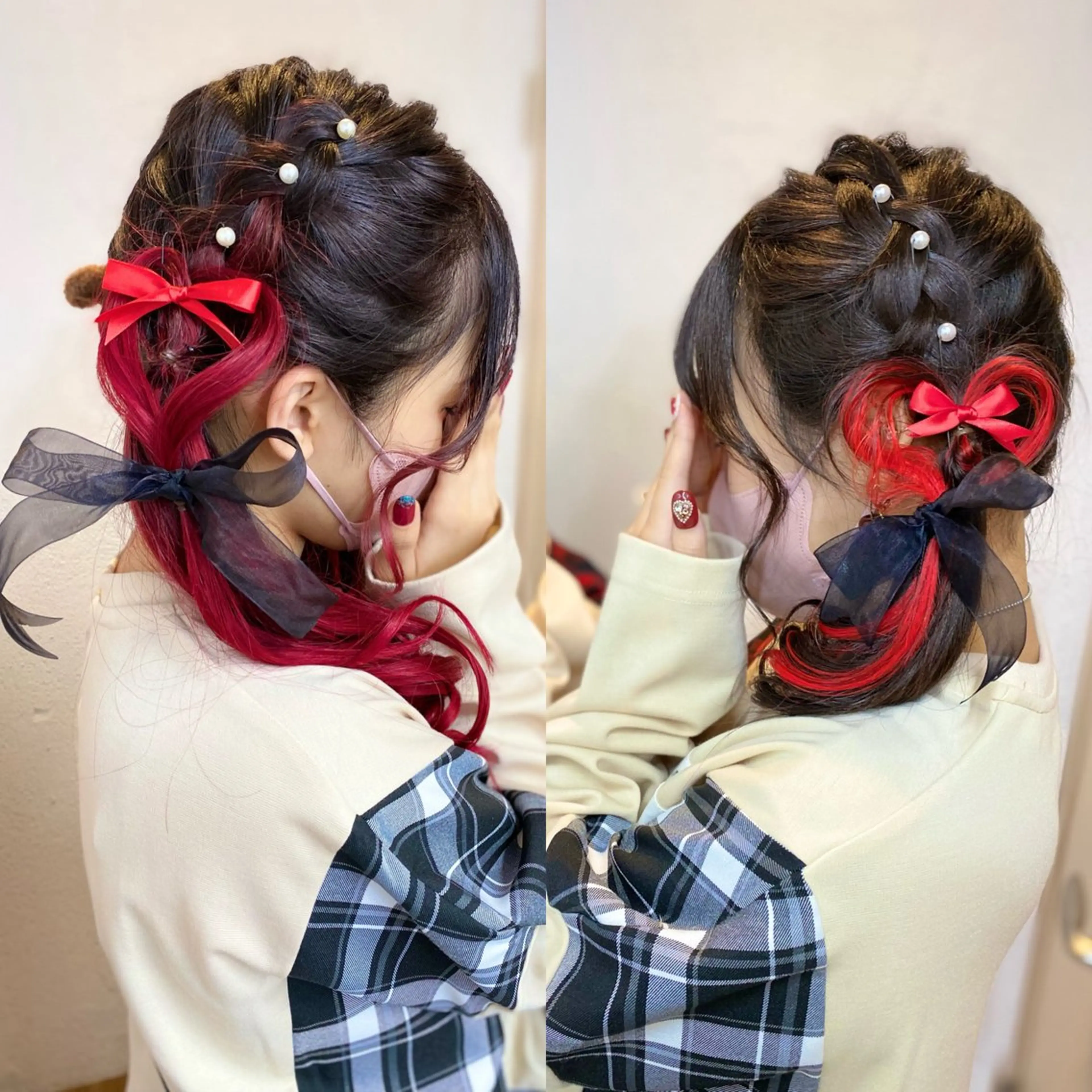 ヘアアレンジ ヘアセット GLOSS 心斎橋 山上のヘアスタイル