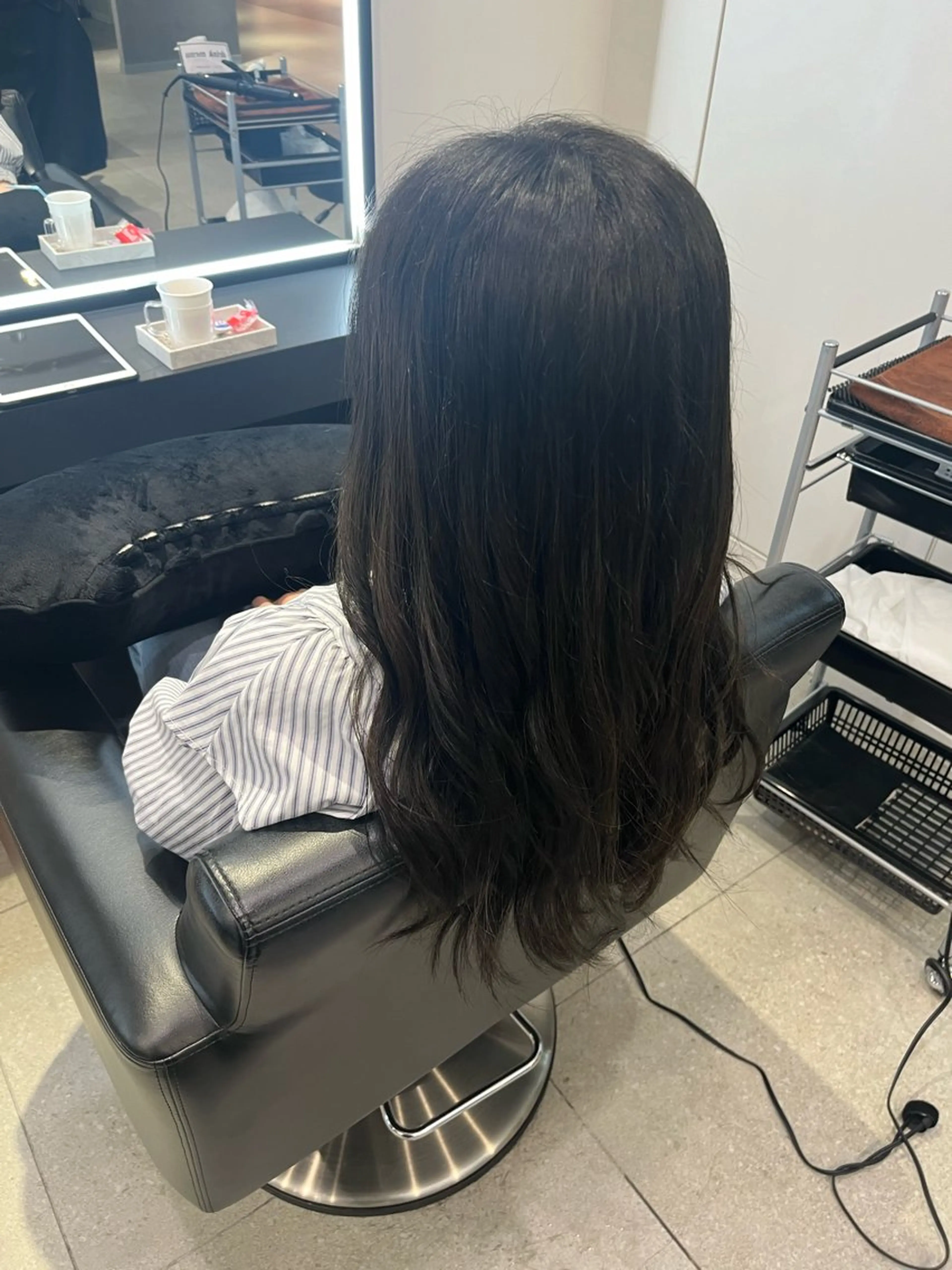 ロング カラー 黒髪 ERII /伏見 カットモデル募集中！のヘアスタイル