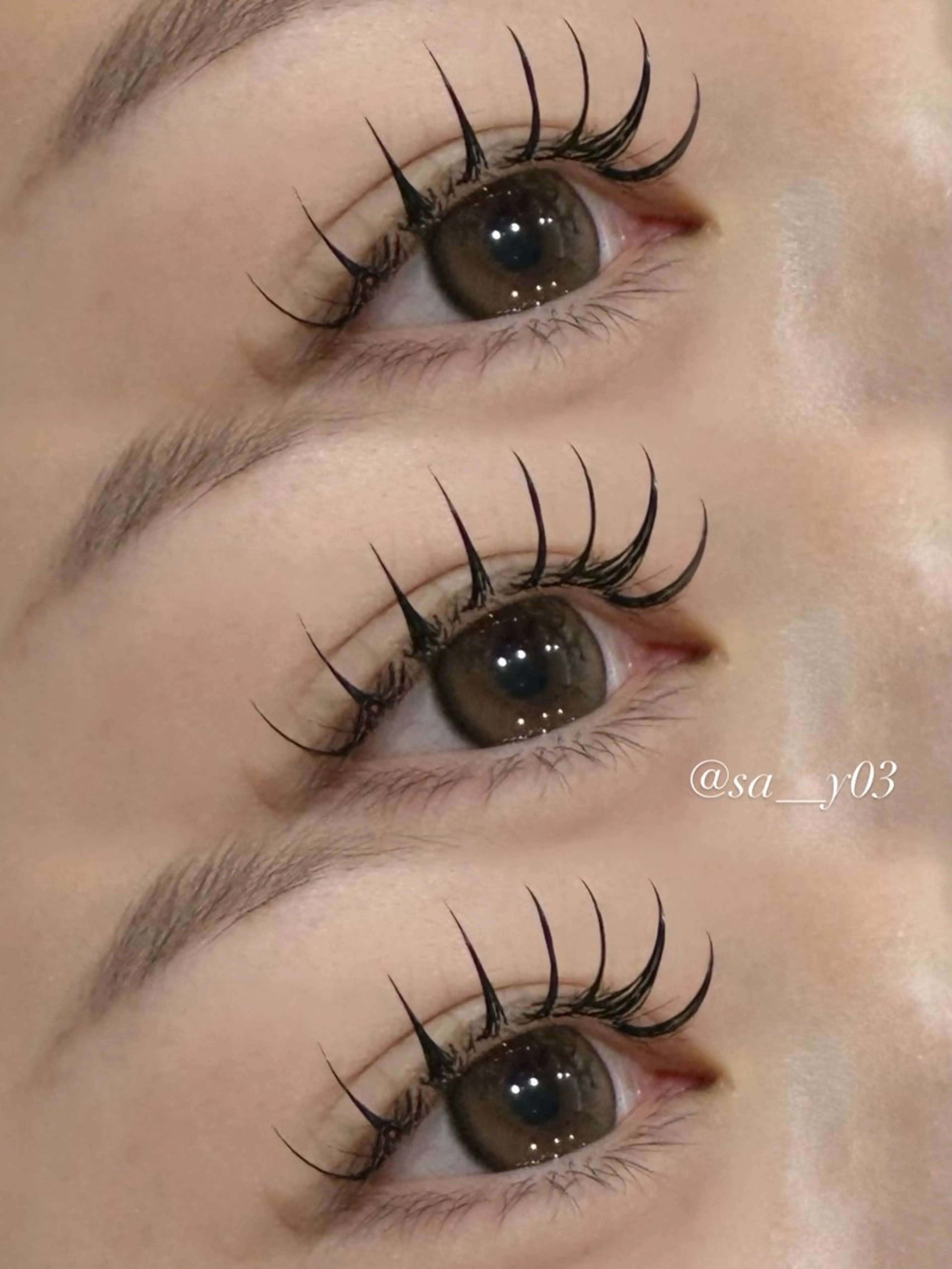 マツエク・マツパ バインドロック 山下 紗采のマツエク・マツパデザイン