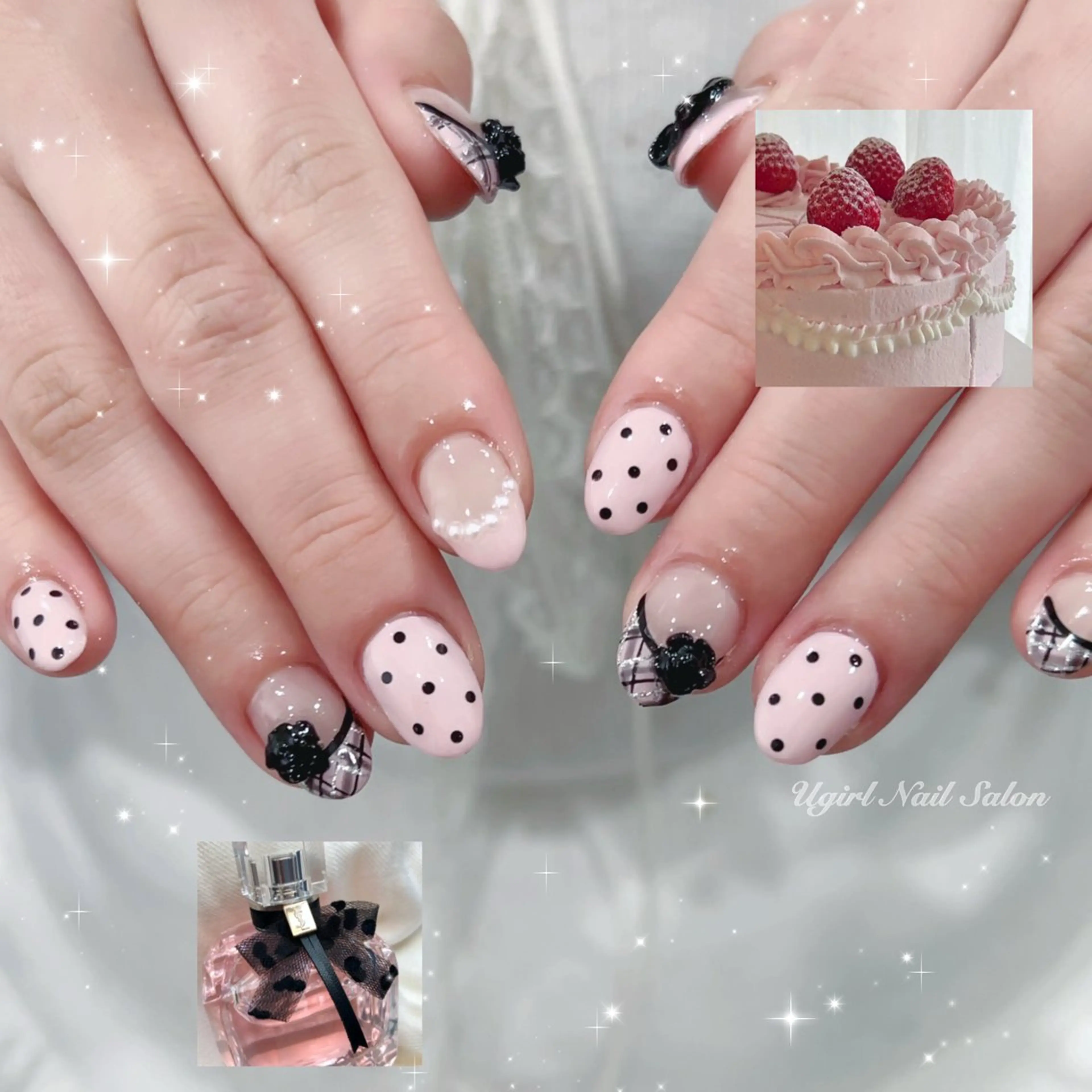 ネイル ハンドネイル 🪄mimi🎀 Midori🪽のネイルデザイン