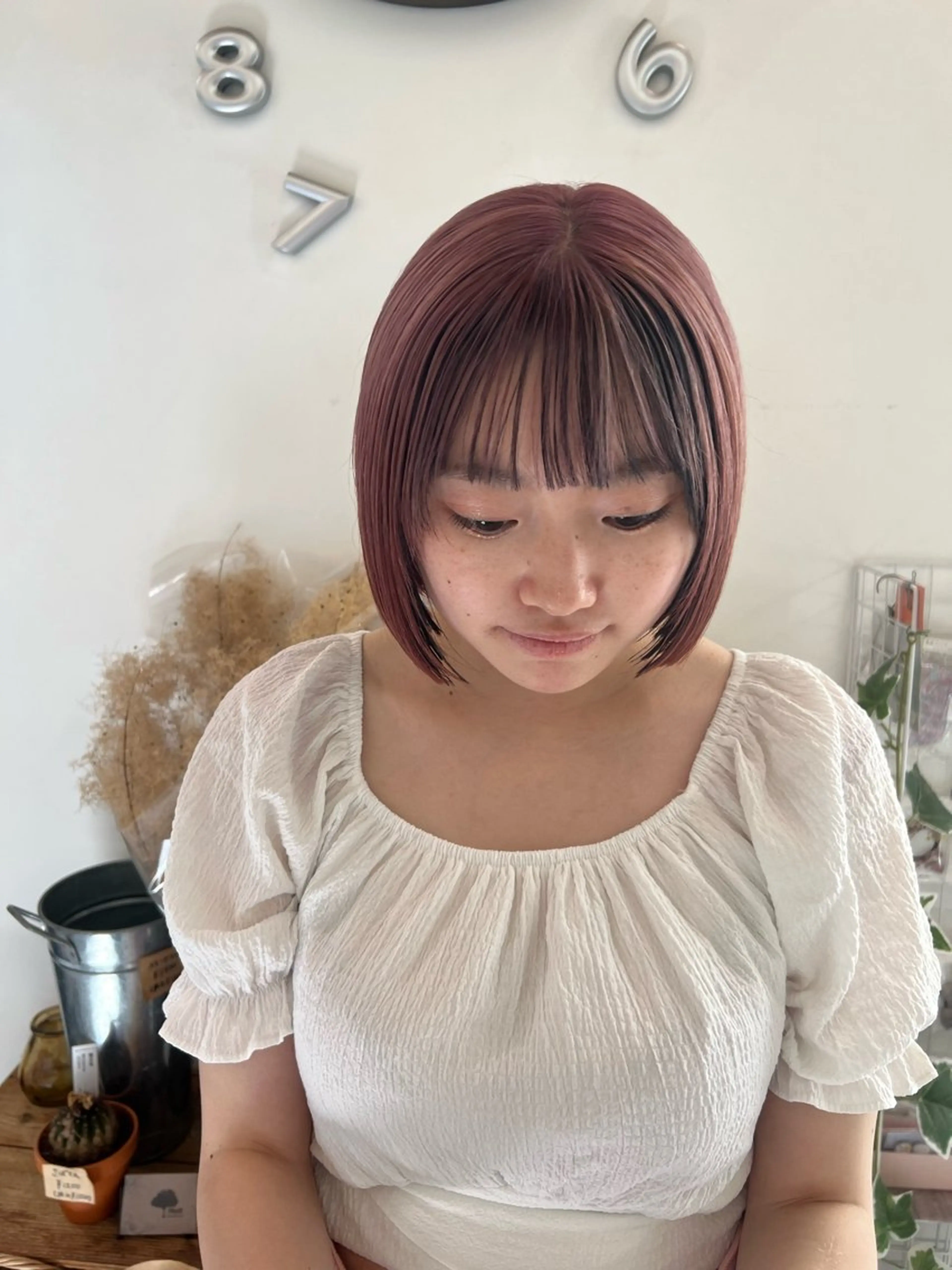 ショート 奥田 葵のヘアスタイル