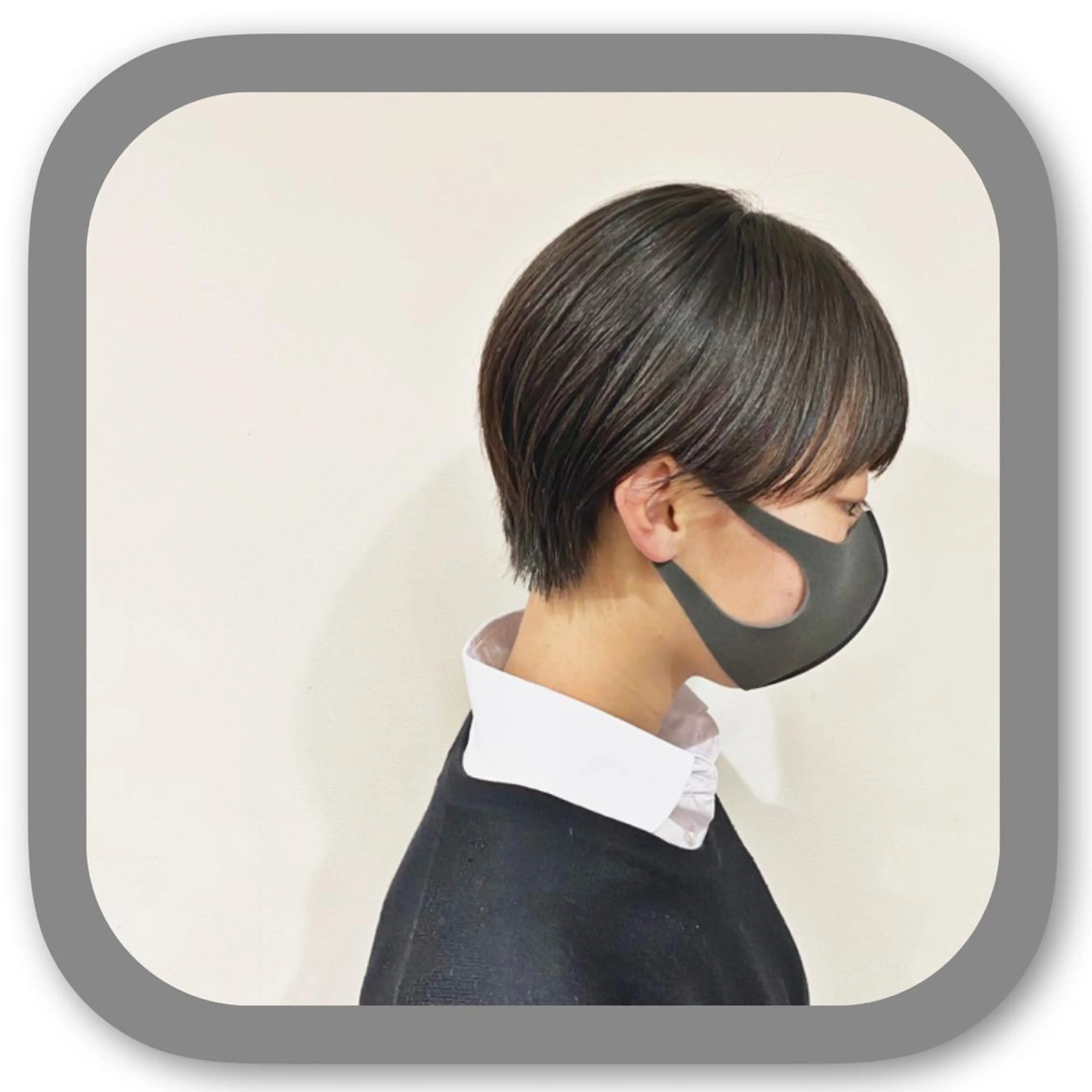 ショート アッシュ ボブ 髪質改善 レイヤーカット ショートヘア カット ショート〜ミディアム 喜多司のヘアスタイル