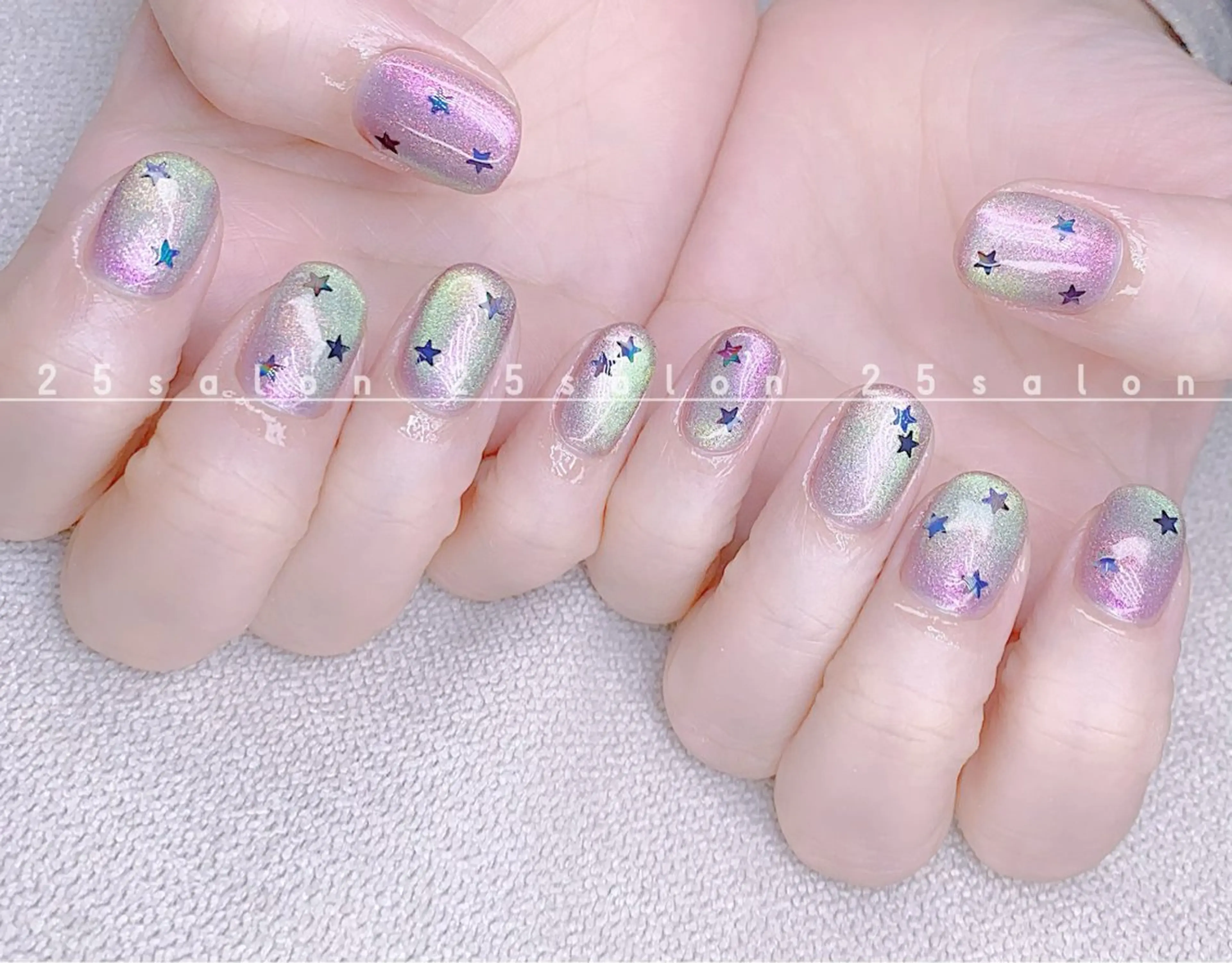 ネイル オーロラネイル チークネイル フットネイル フレンチネイル ジェルネイル 2 5のマツエク・マツパデザイン