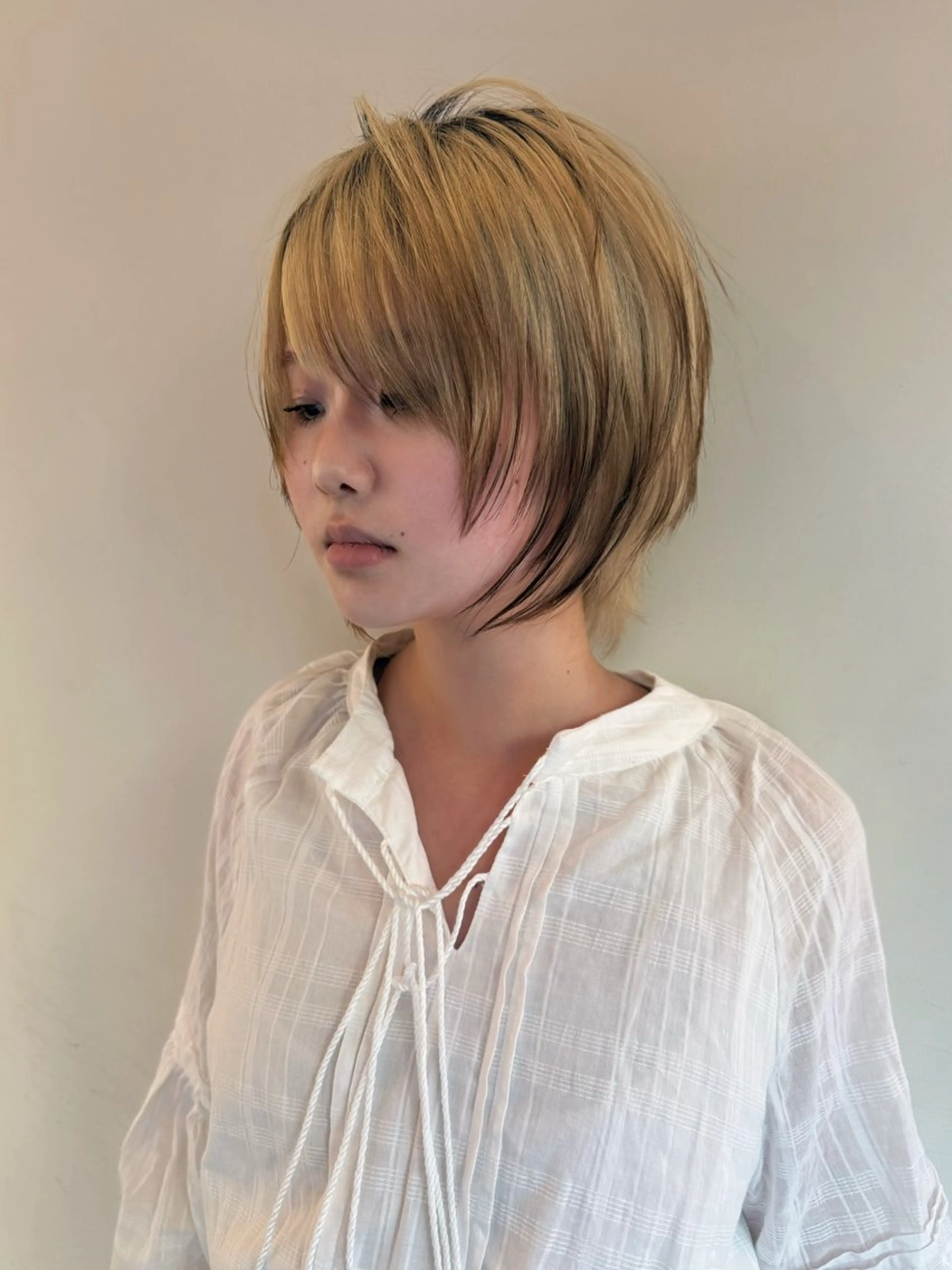 ショート HARUNA/原宿/ デザイン/カットのヘアスタイル