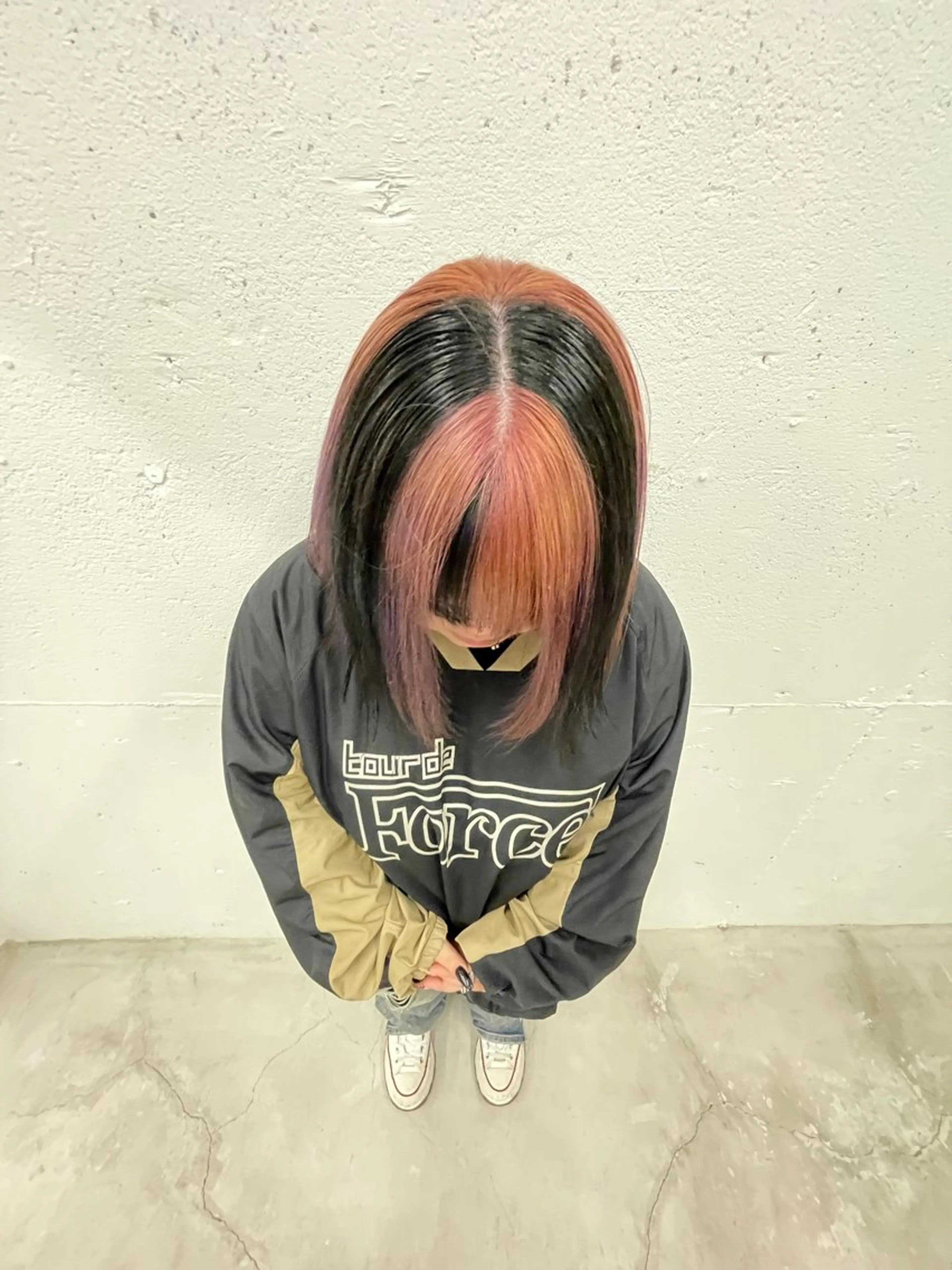 ミディアム カラー デザインカラー ヘアカラー suzu 🤍 【 grace 】のヘアスタイル