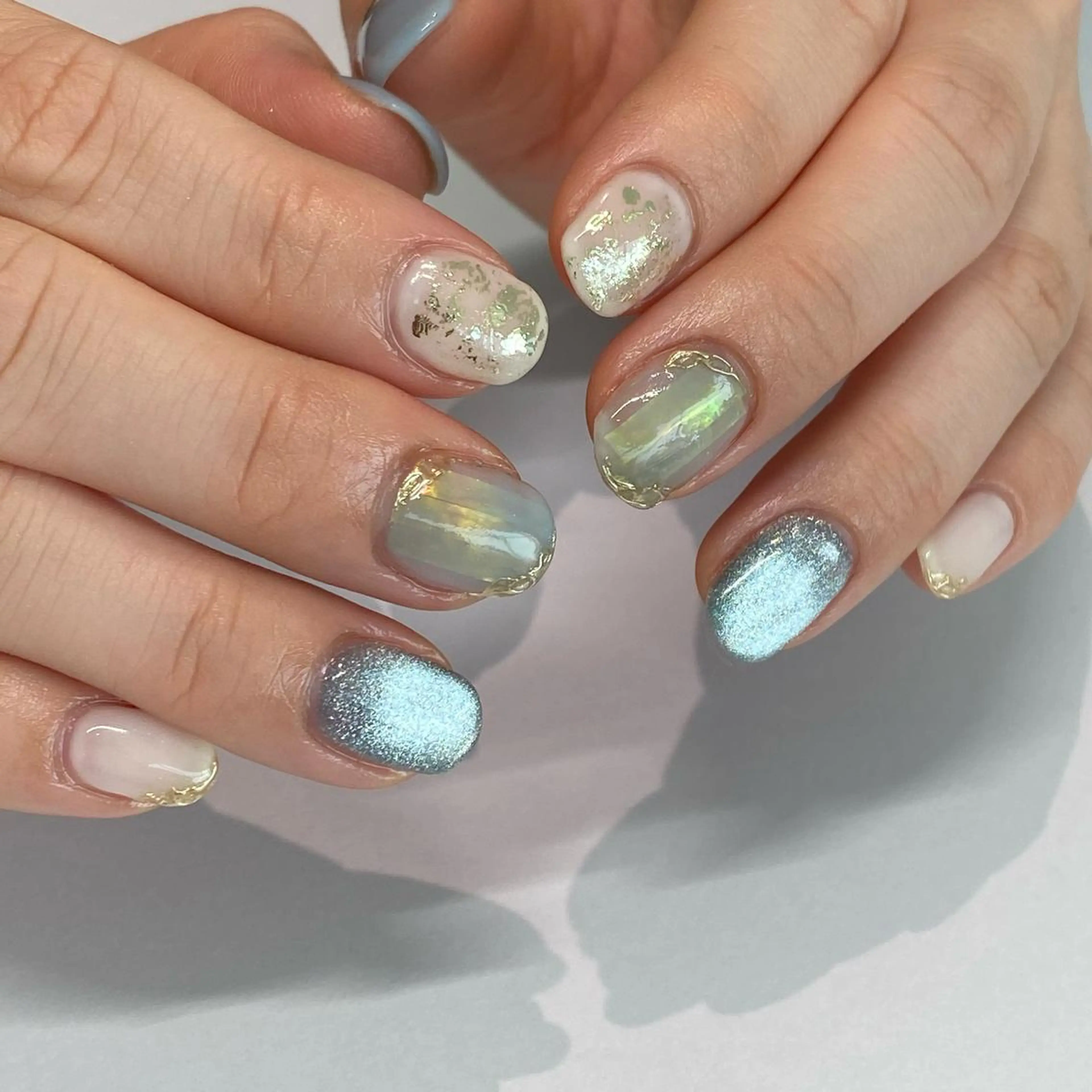 ネイル ブルー ayana nails所属・nail salon ayanaのネイルデザイン