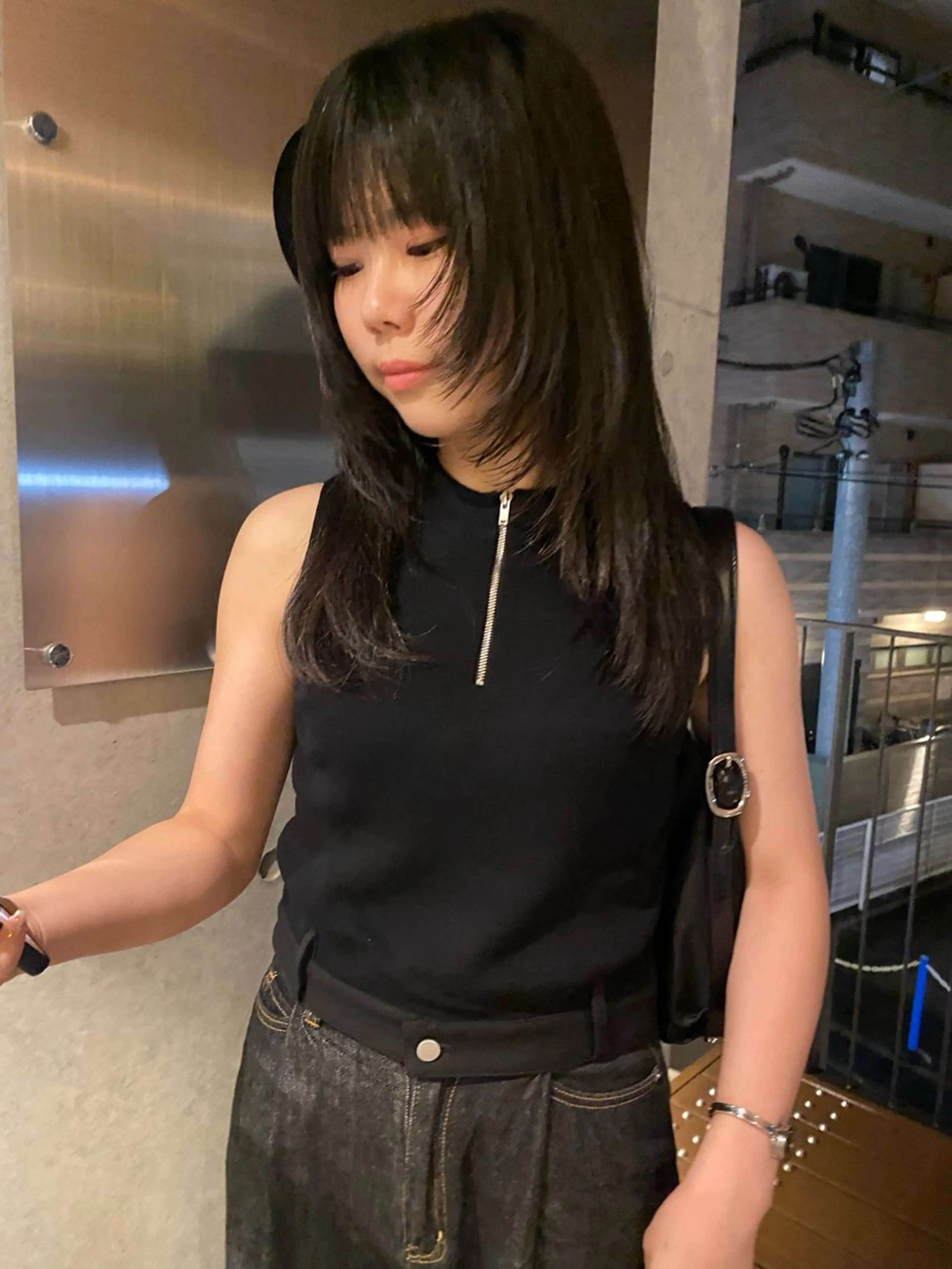 ロング YUUKI/ウルフ .ボブパーマのヘアスタイル