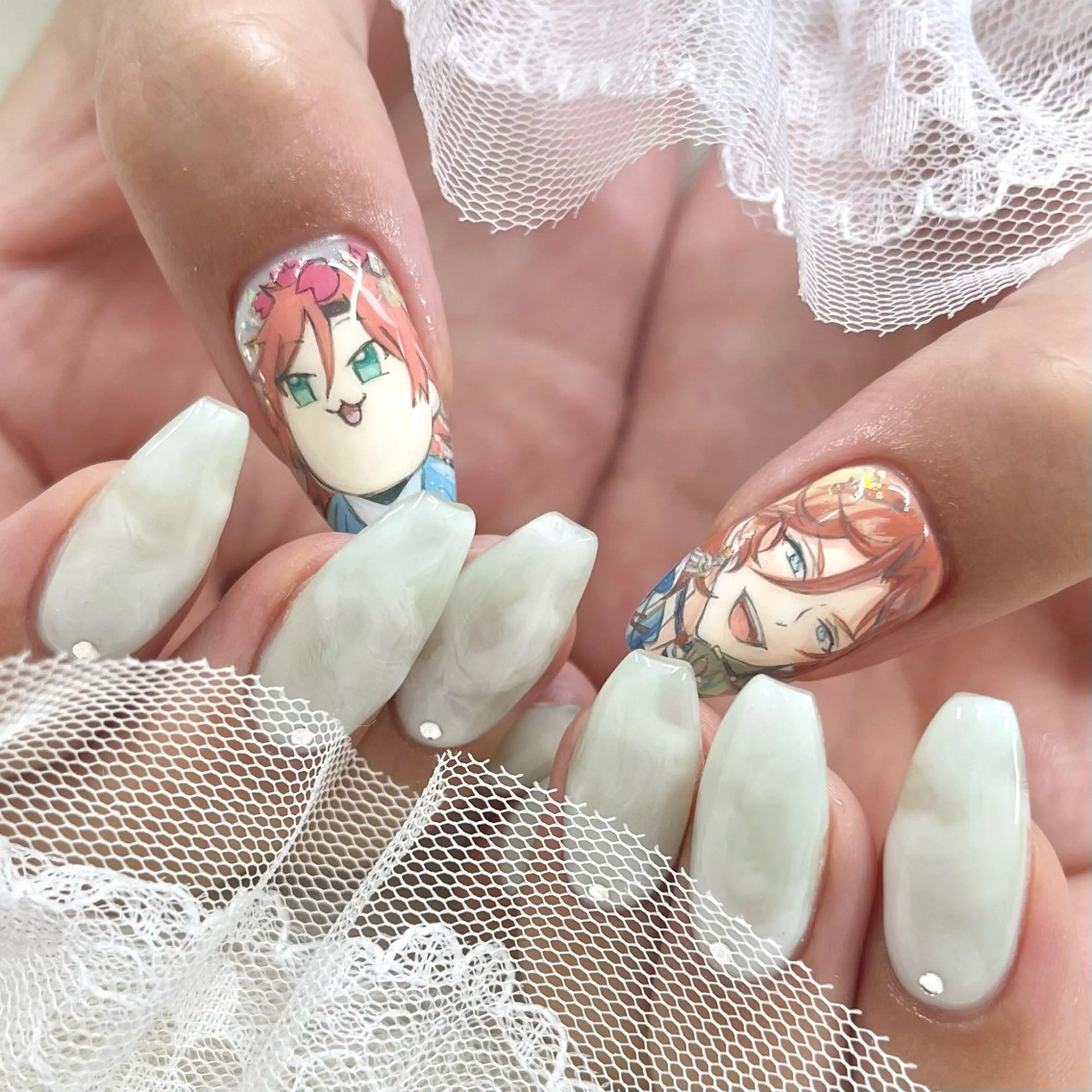 ネイル ハンドネイル 池袋痛ネイル Nok. 渡辺のネイルデザイン