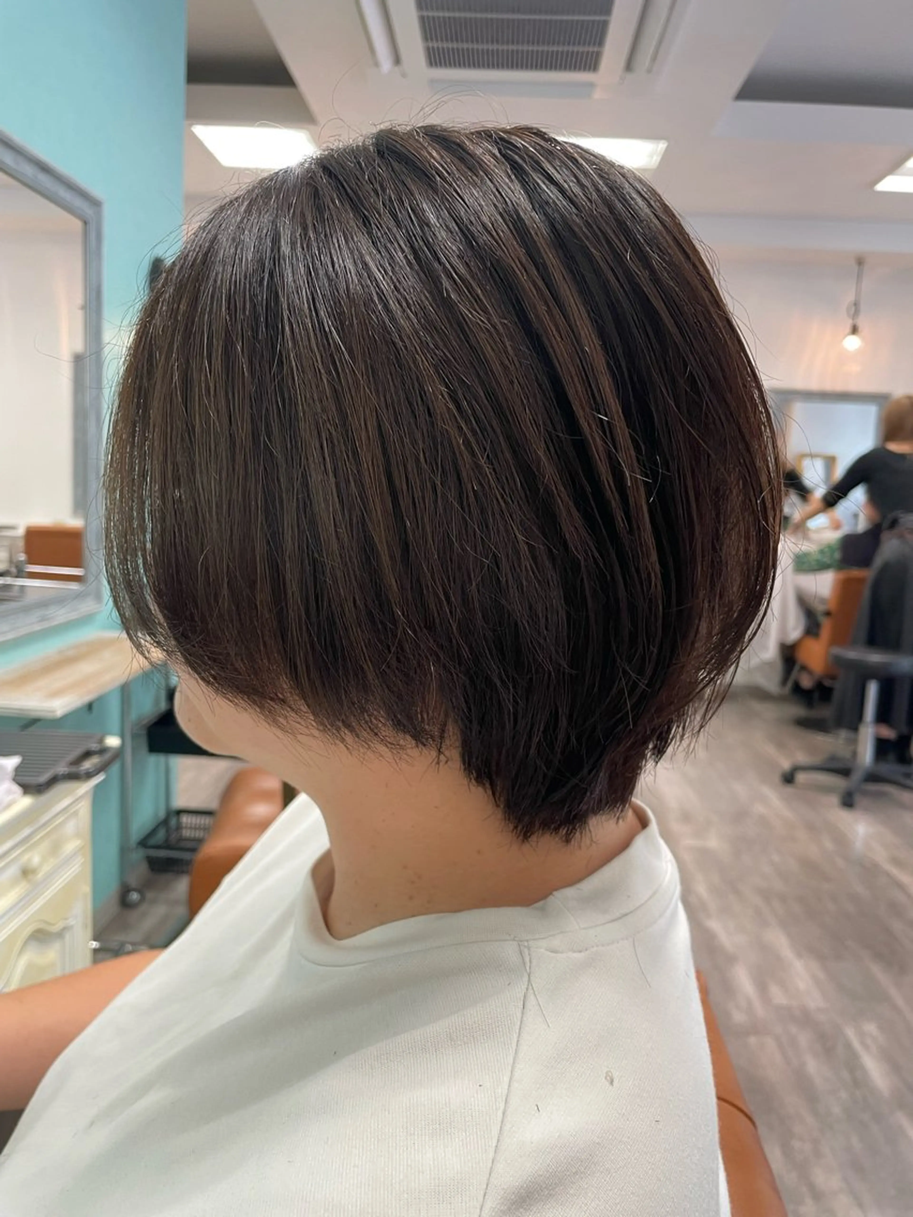 ショート 丸みショート ショートヘア カット ✨伊藤修治✨レディー ス・メンズカット✨のヘアスタイル