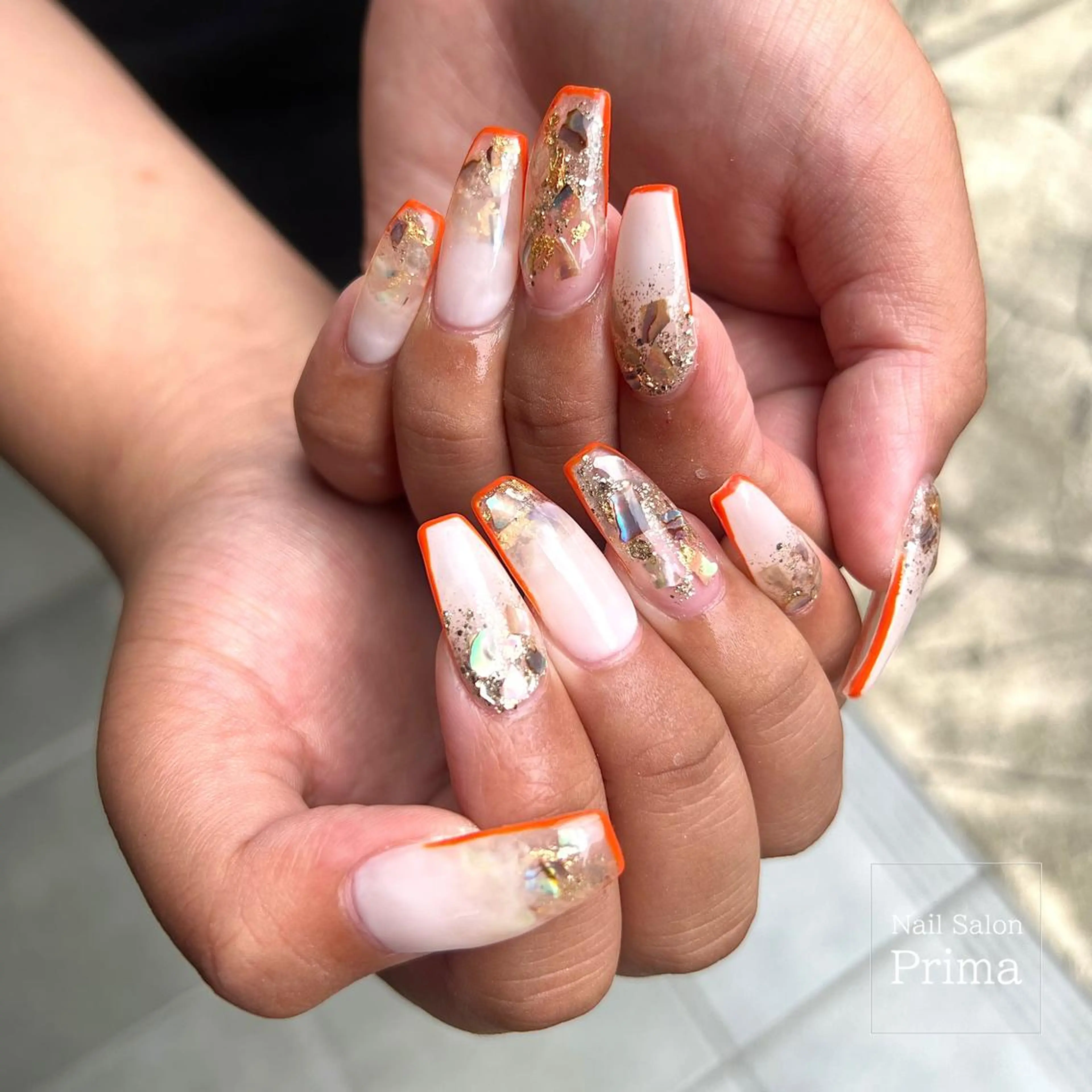 ロング ネイル 長さ出し SalonPrima Nail & Eyeのネイルデザイン