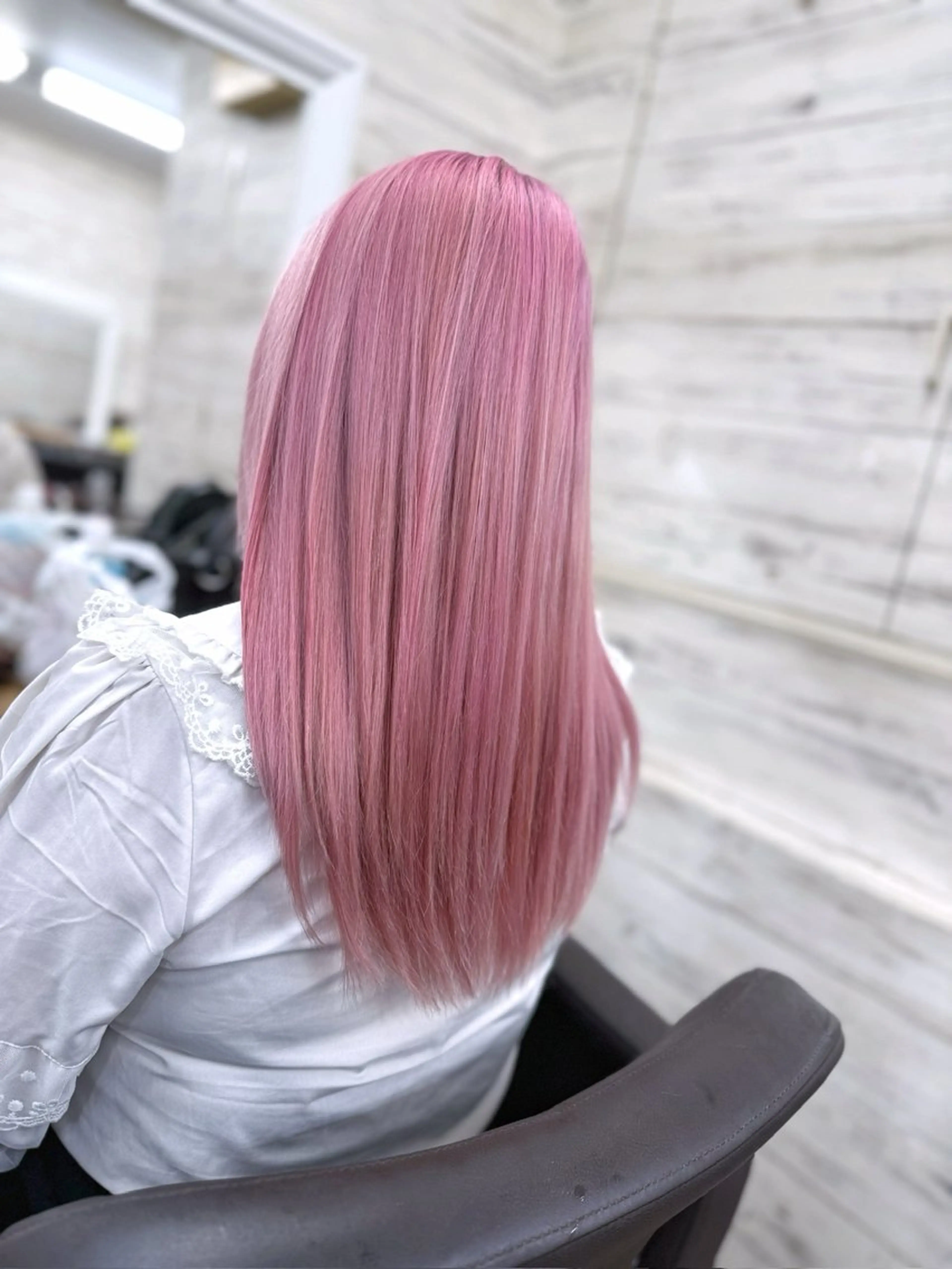セミロング ヘアカラー 北沢 隆のヘアスタイル