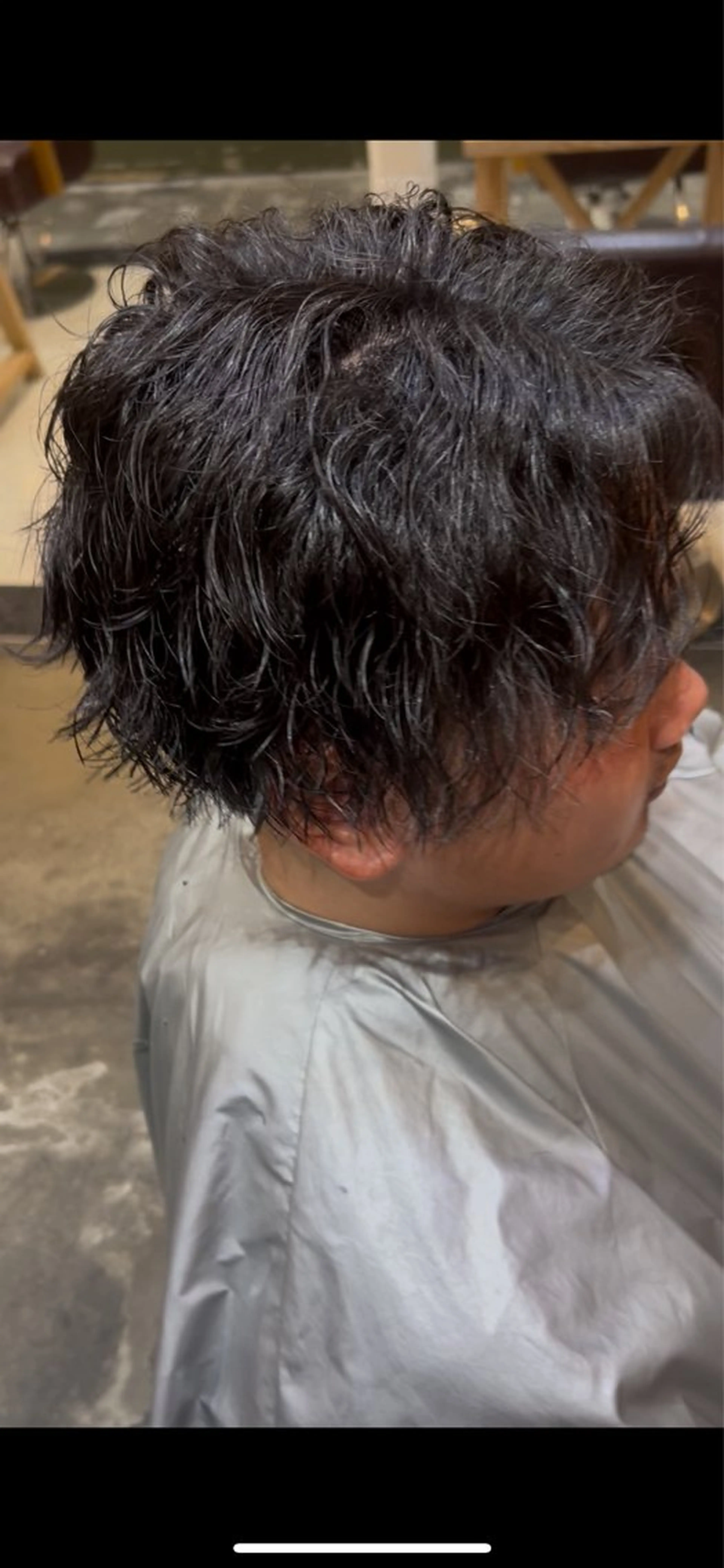 パーマ メンズ カット パーマ 松波 慧太のヘアスタイル