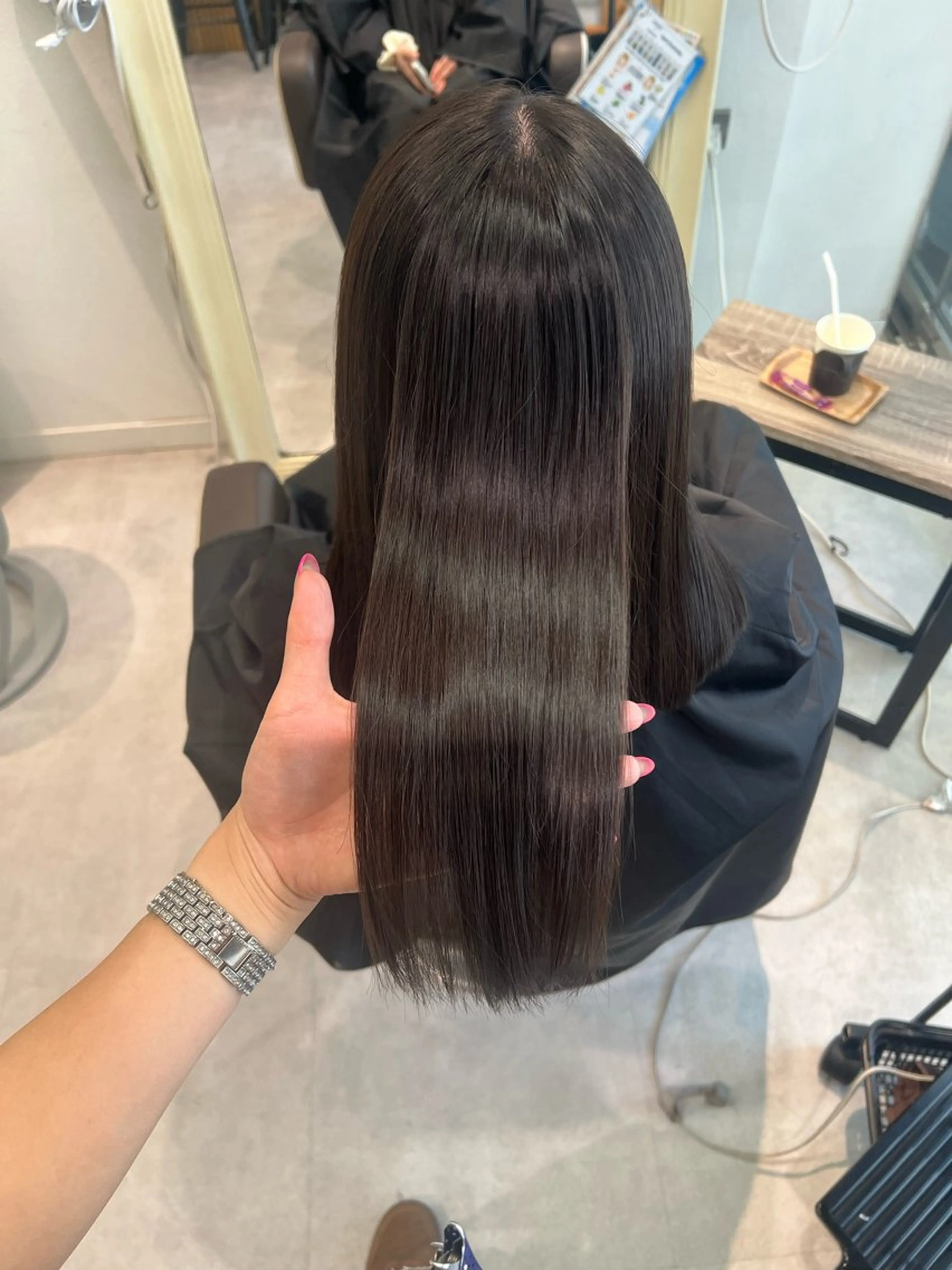 カラー ヘアカラー 晶／艶髪カラー ／トリートメントのヘアスタイル