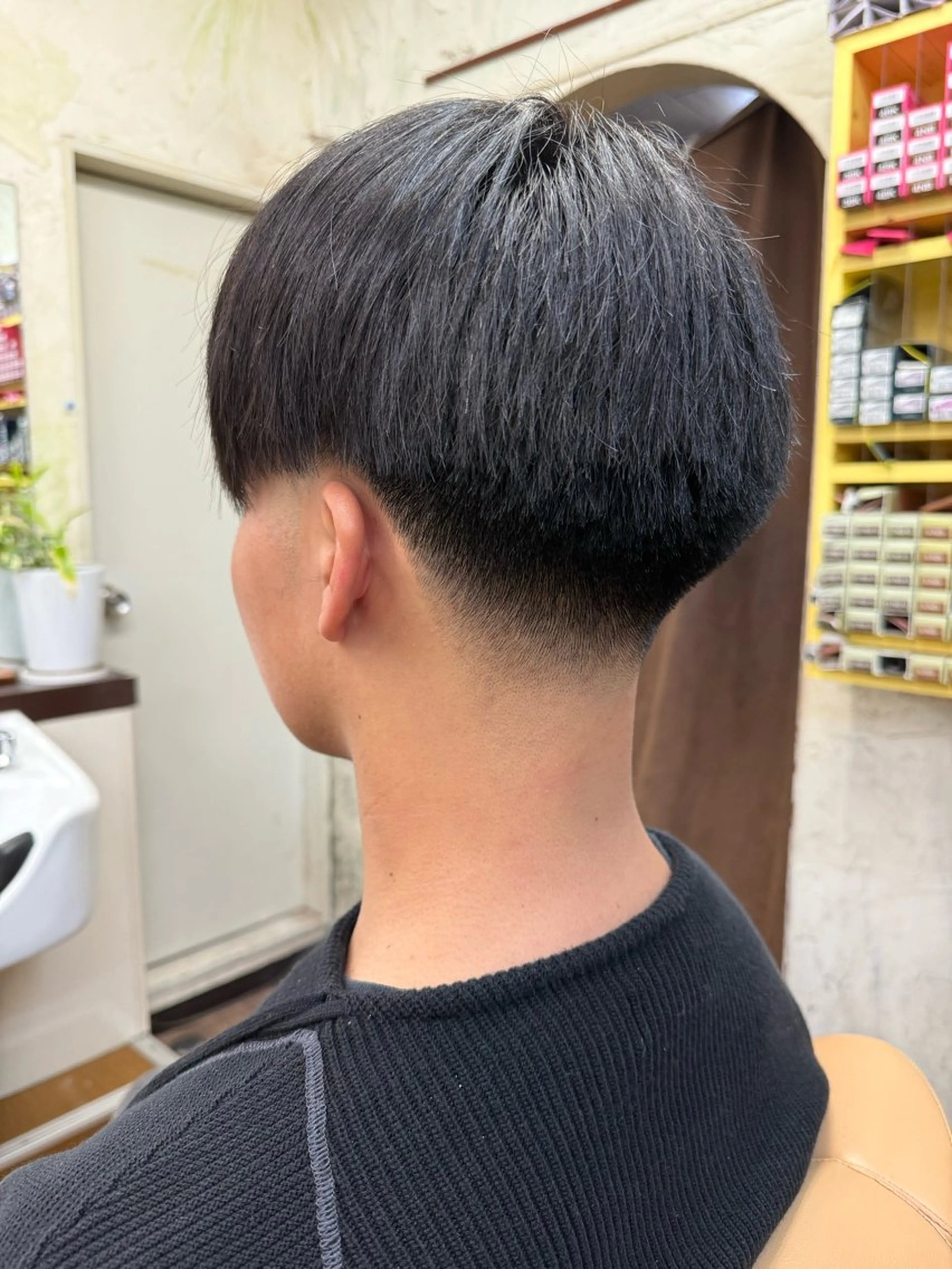 ショート メンズ フェードカット フルハタヒロト 六本木理容師のヘアスタイル