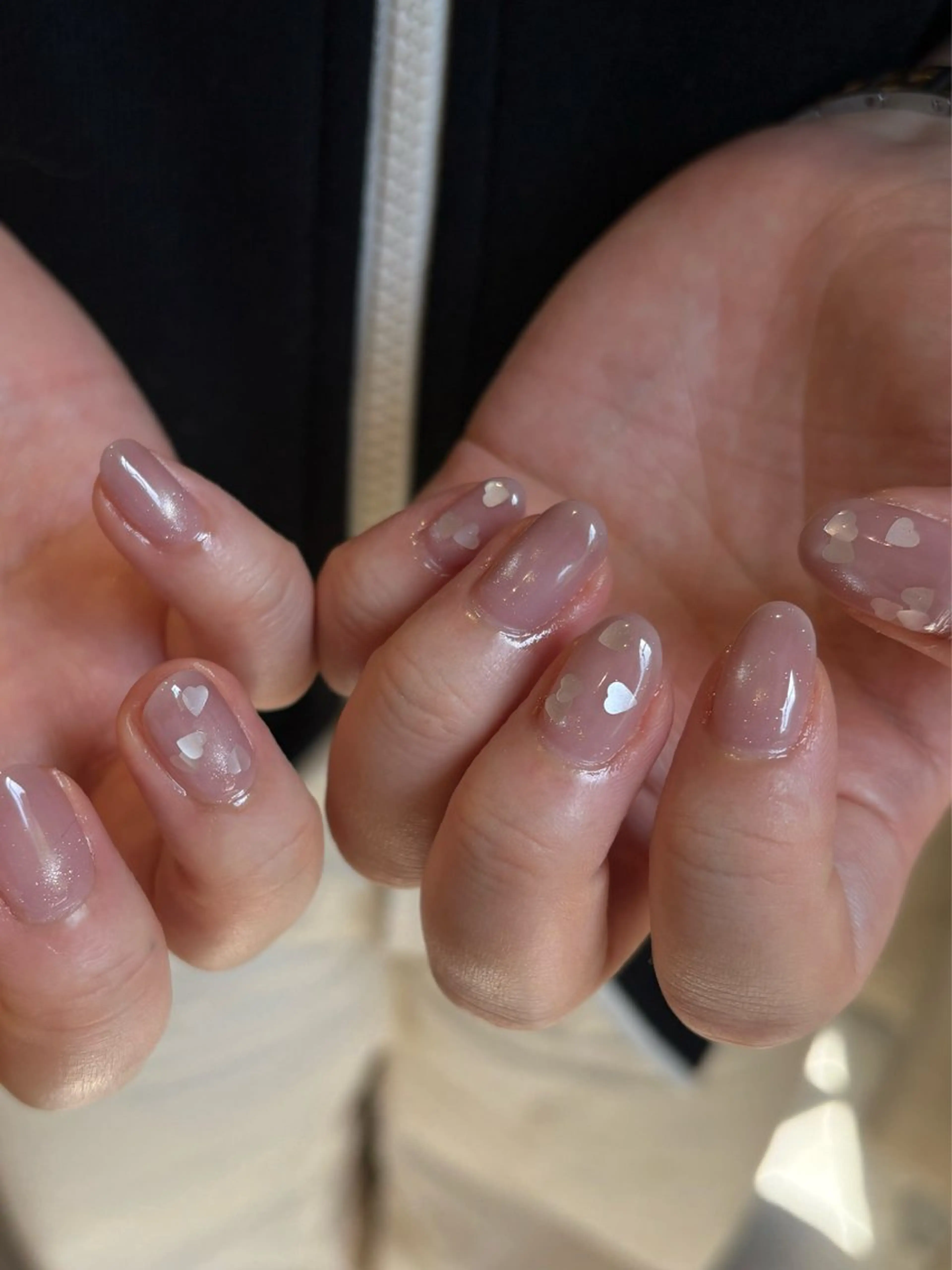 ネイル ハート マグネットネイル Shizuku 川越ネイルサロンのネイルデザイン