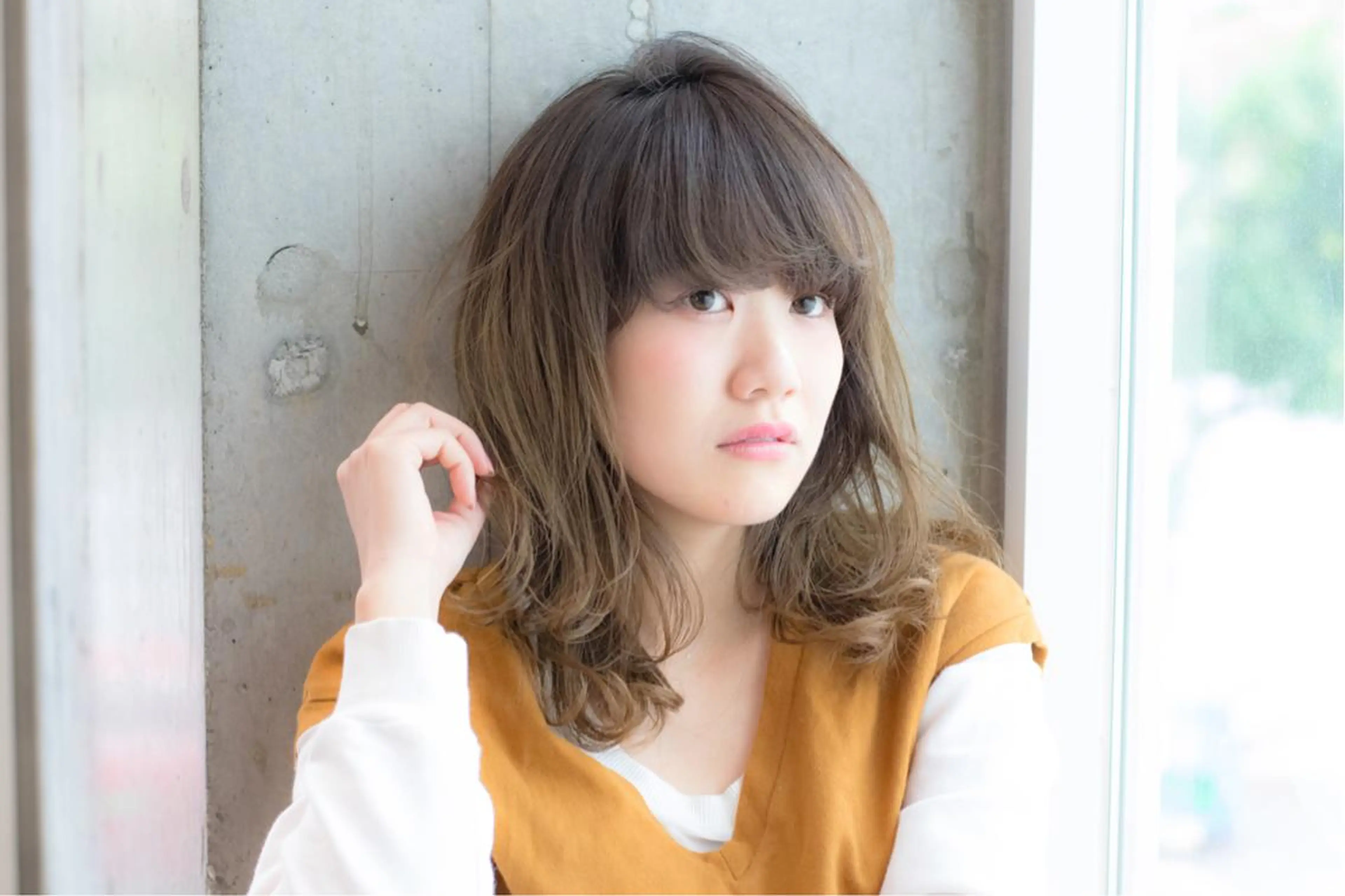 ミディアム カラー 髪質改善🌟 TAKERUのヘアスタイル