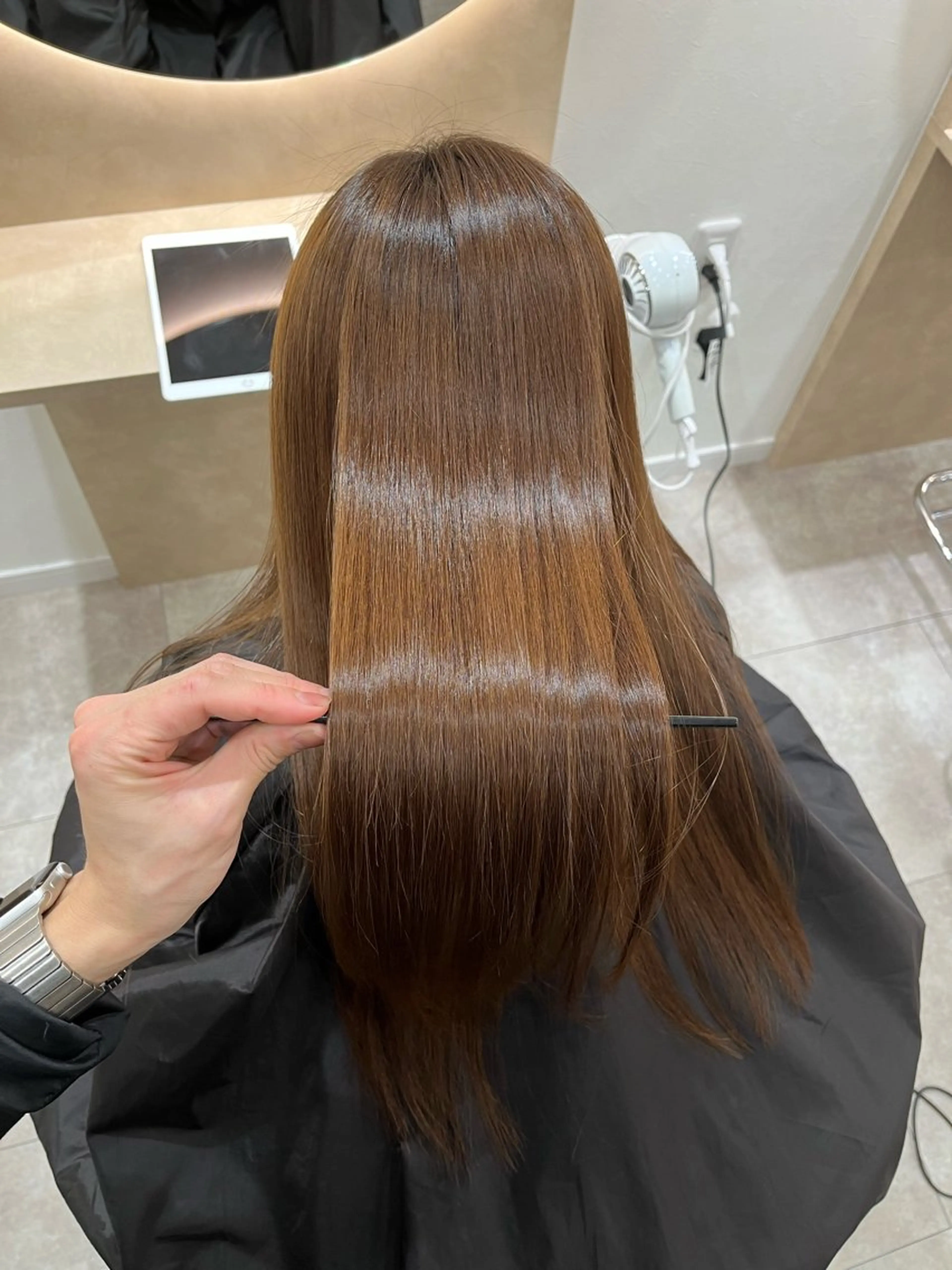 ロング 縮毛矯正 LATE  tokyo所属・廣庭 勇人のヘアスタイル