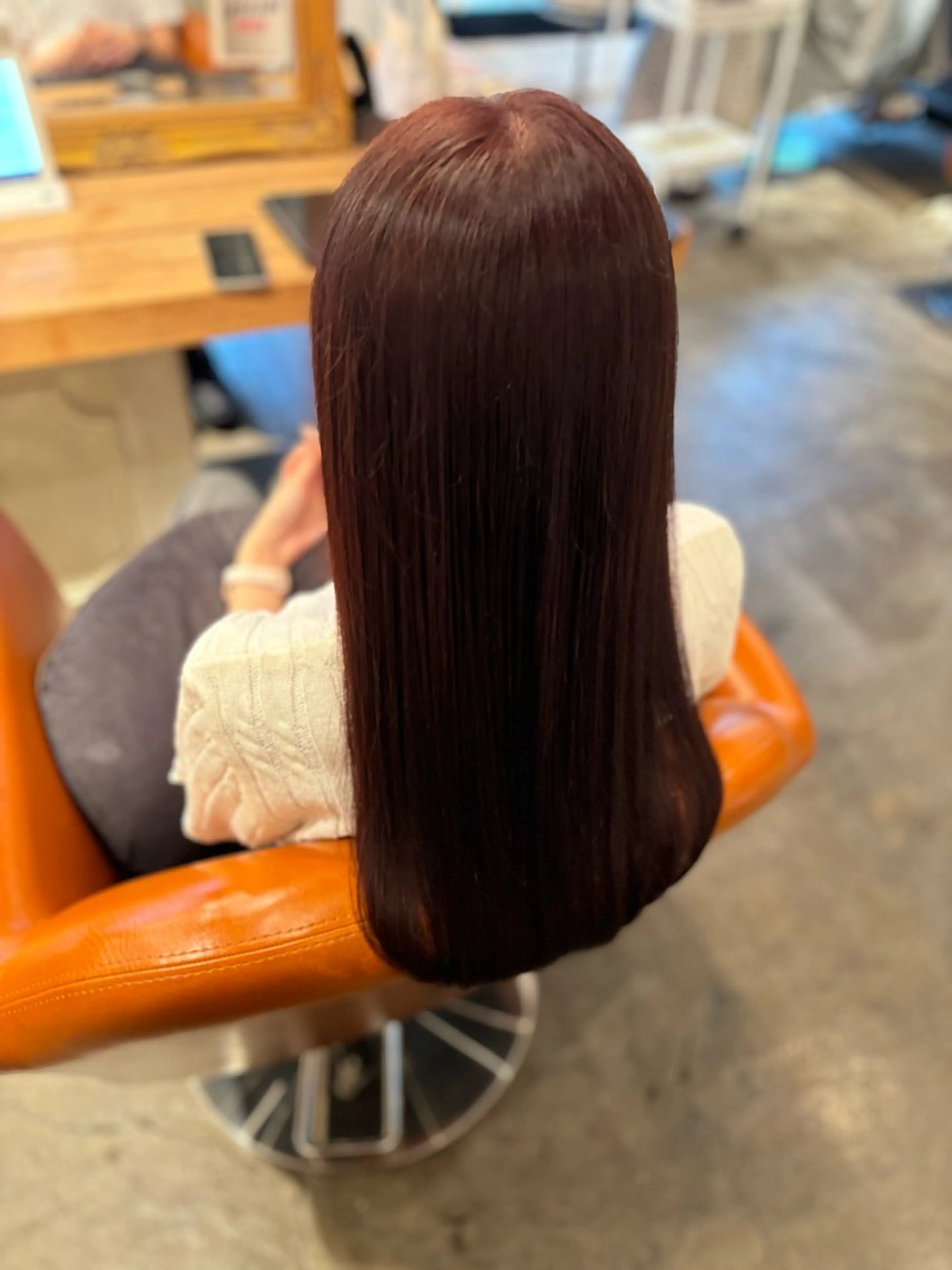 ロング カラー 髪質改善カラー ブラウン🤎YUMEのヘアスタイル