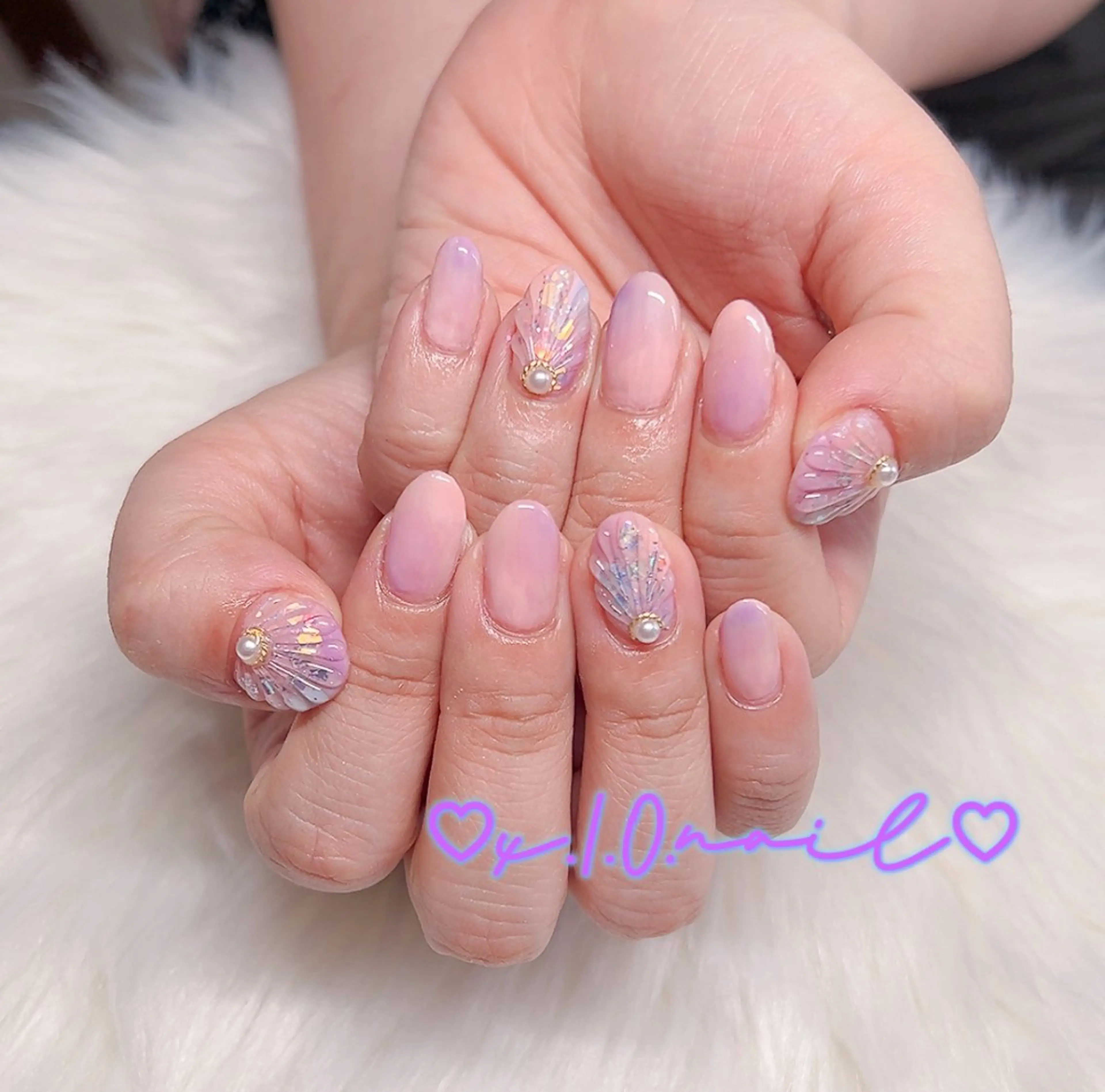 ネイル アニマル柄 アートネイル ニュアンスネイル ネイルチップ ハンドネイル x.1.0.nail ♡Cのネイルデザイン